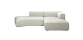 Dune 305 Linen Inclined L-Shape Sofa