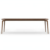 Walnut Rectangular Solid Wood Dining Table
