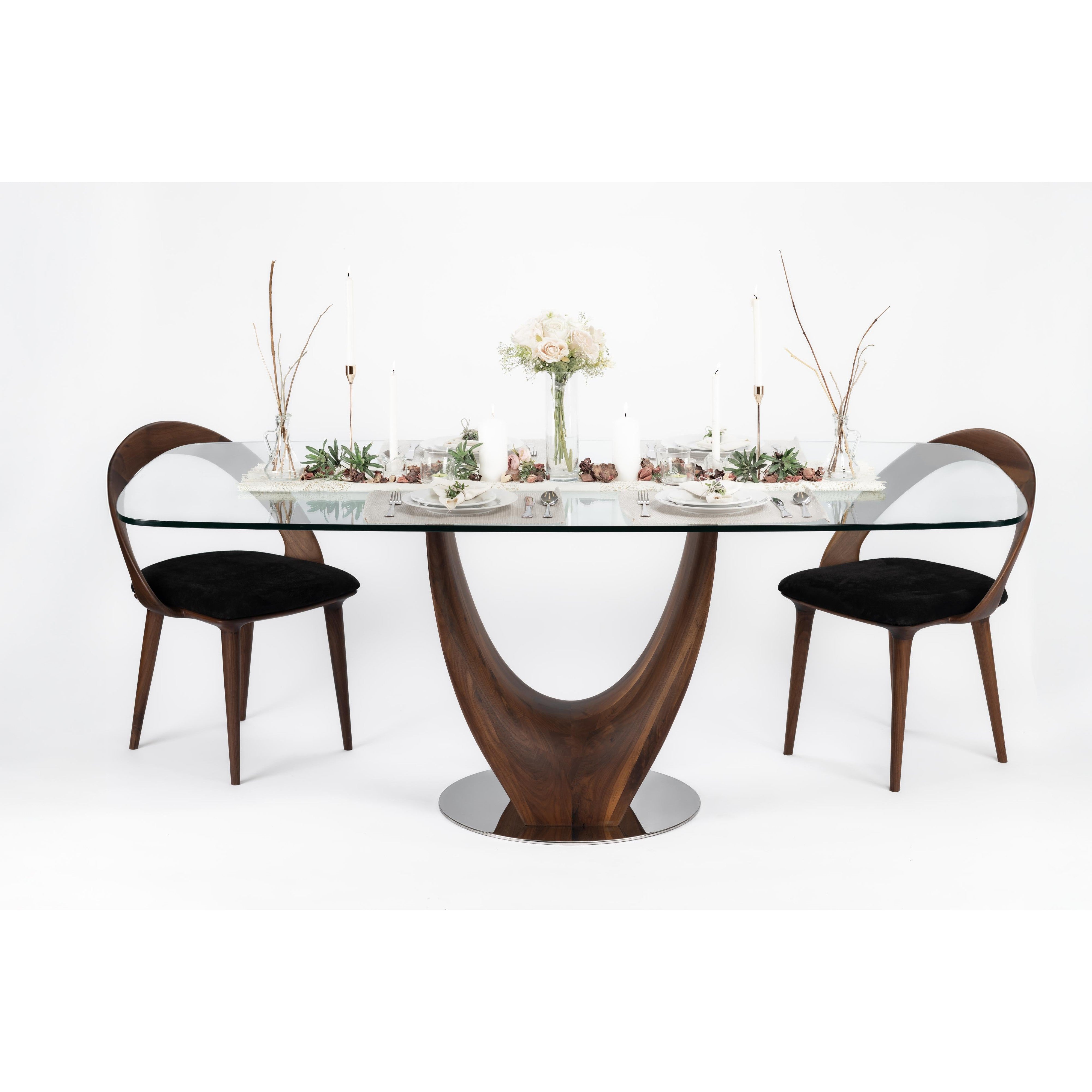 Single U-leg Dining Table
