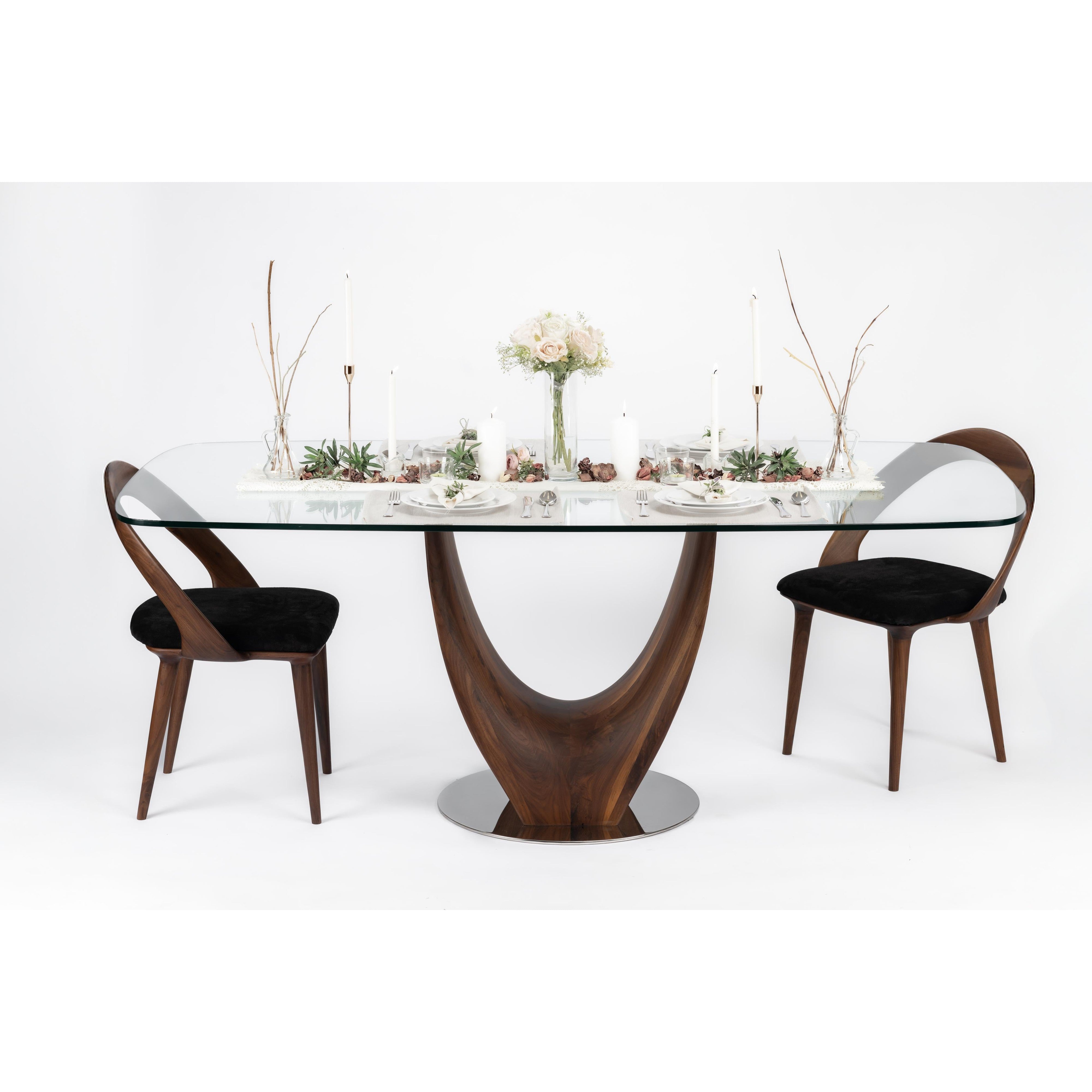 Single U-leg Dining Table