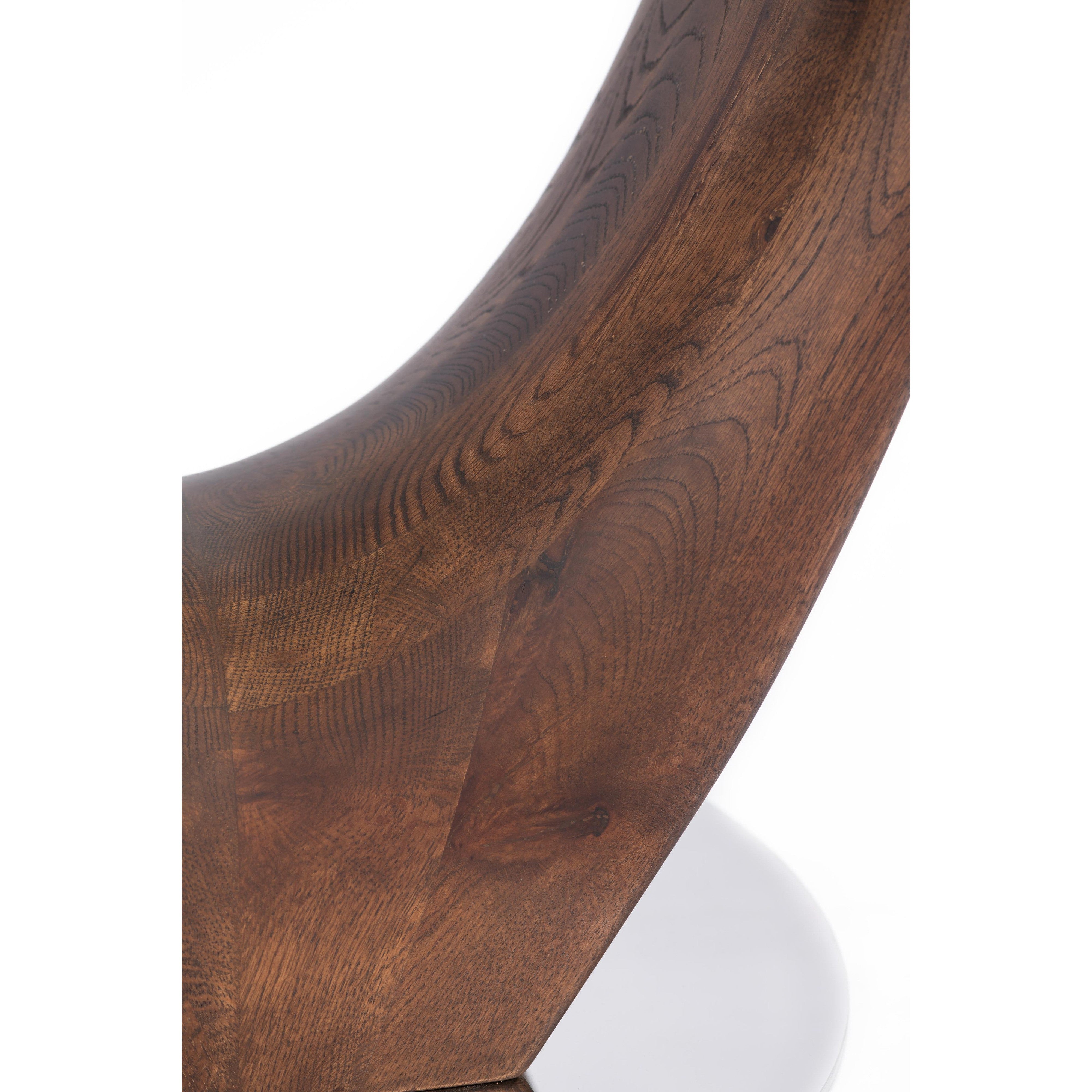 Single Round U-leg Dining Table