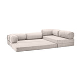 Teddy Sofa Open End L-Shape - Off white