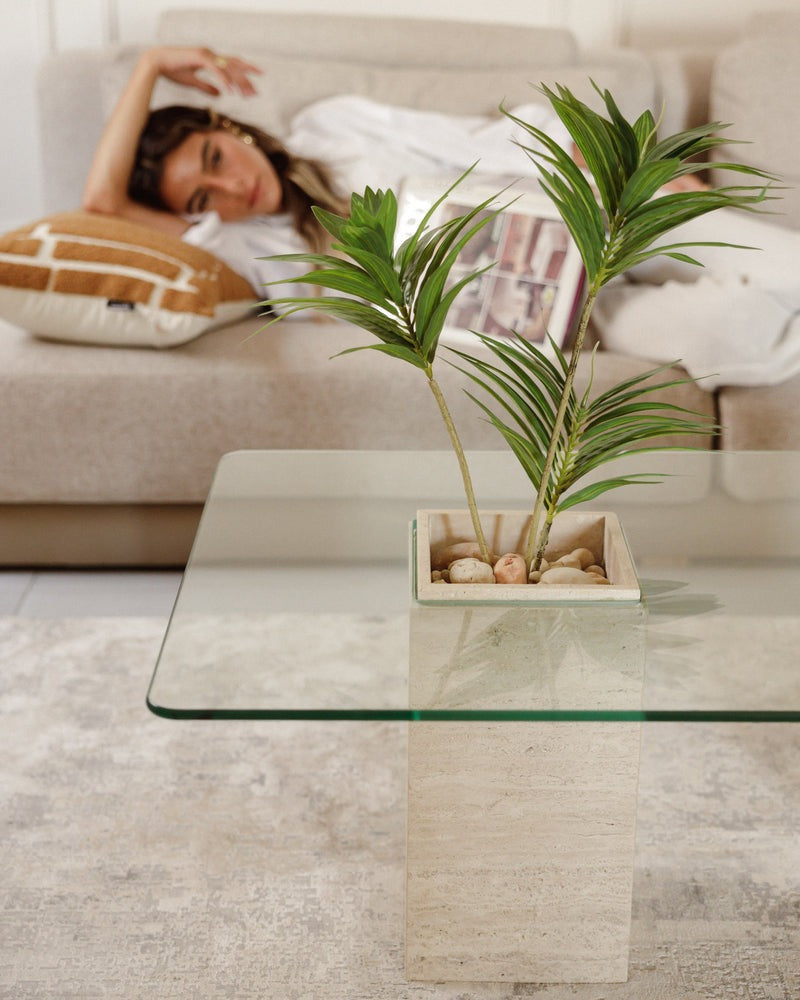 URTHY TRAVERTINE TABLE
