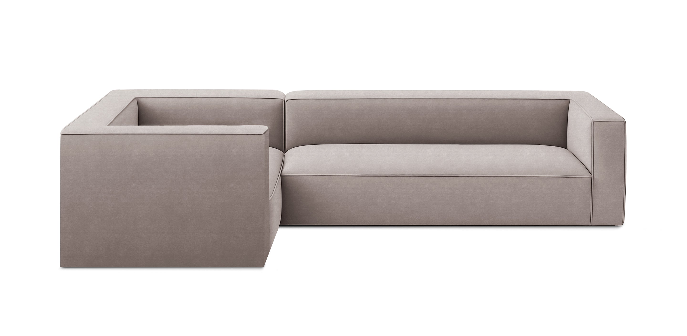Avenue Velvet 330 L-shape Sofa