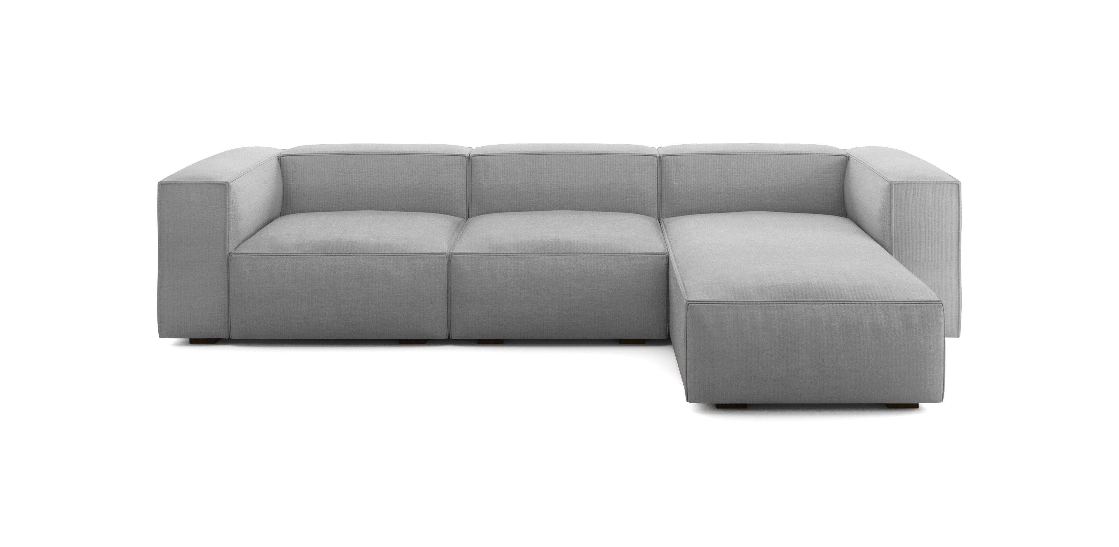 أريكة من الكتان الفاخر 309 على شكل حرف L