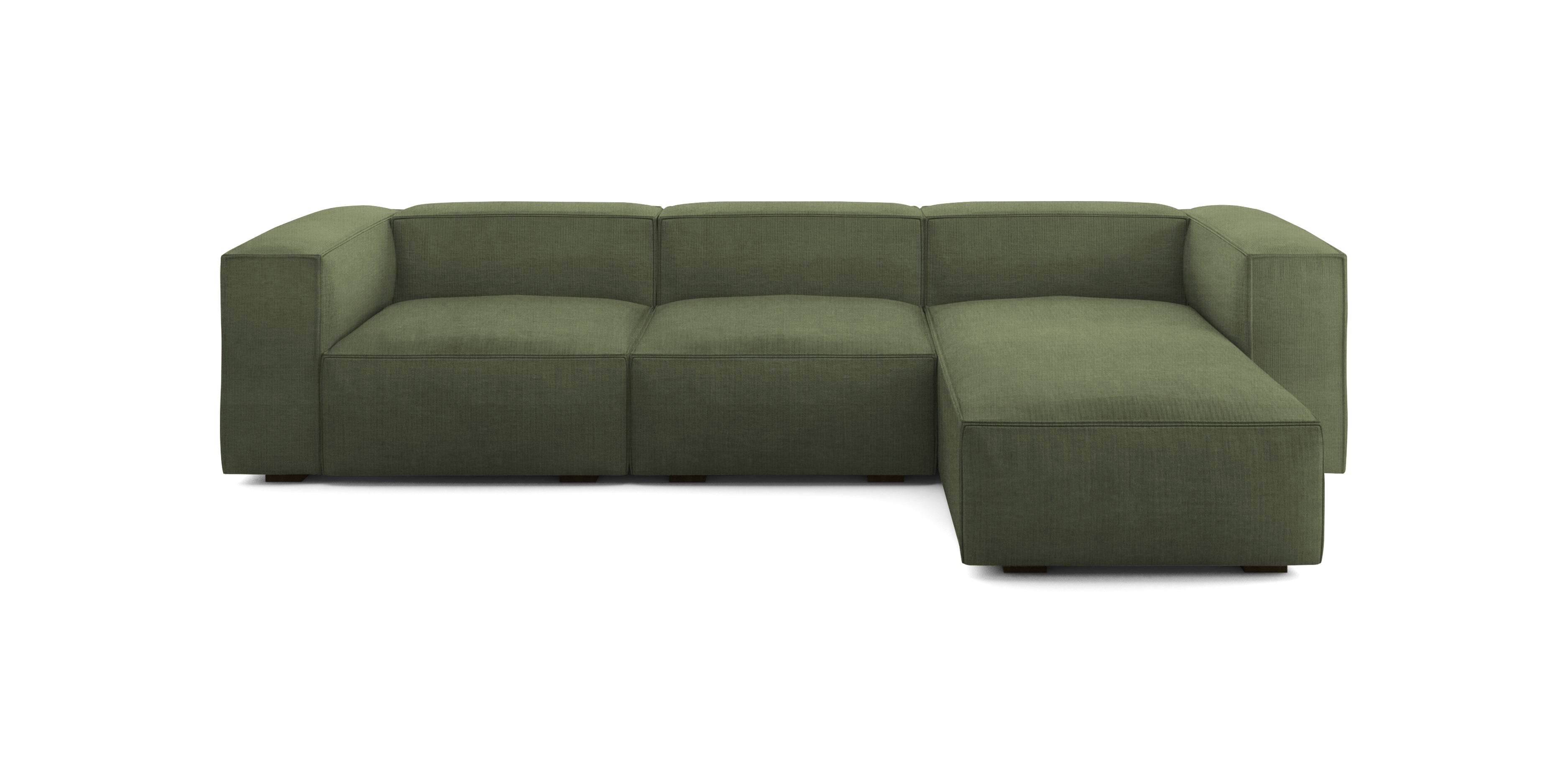 أريكة من الكتان الفاخر 309 على شكل حرف L