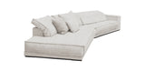 Cascade Velvet Inclined 4 Seater Sofa