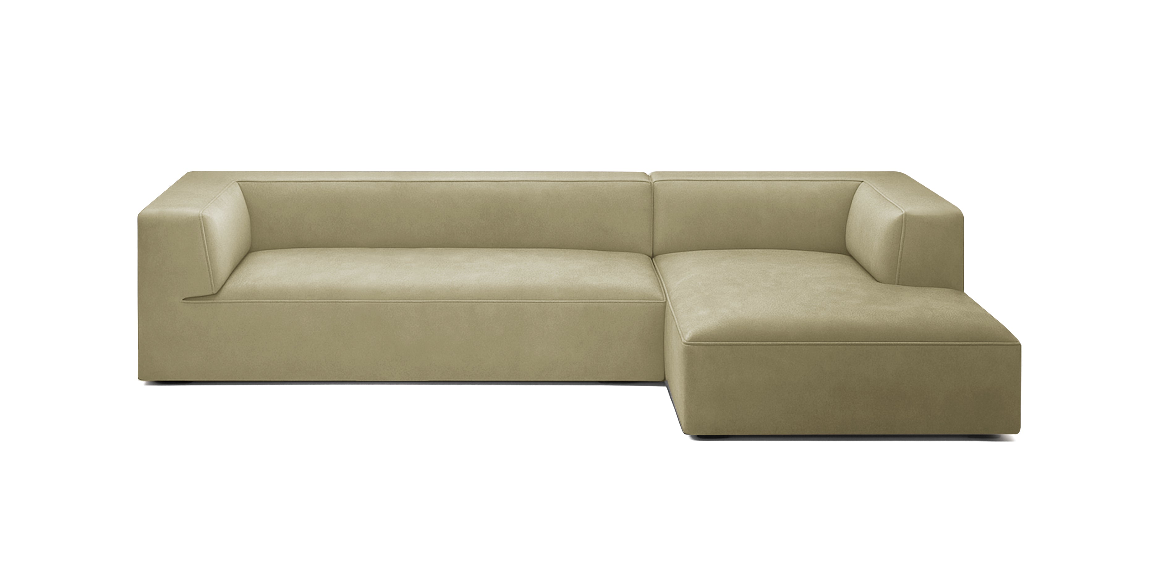 Dune 334 Velvet L-Shape Sofa