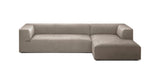 Dune 334 Velvet L-Shape Sofa
