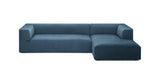 Dune 334 Velvet L-Shape Sofa