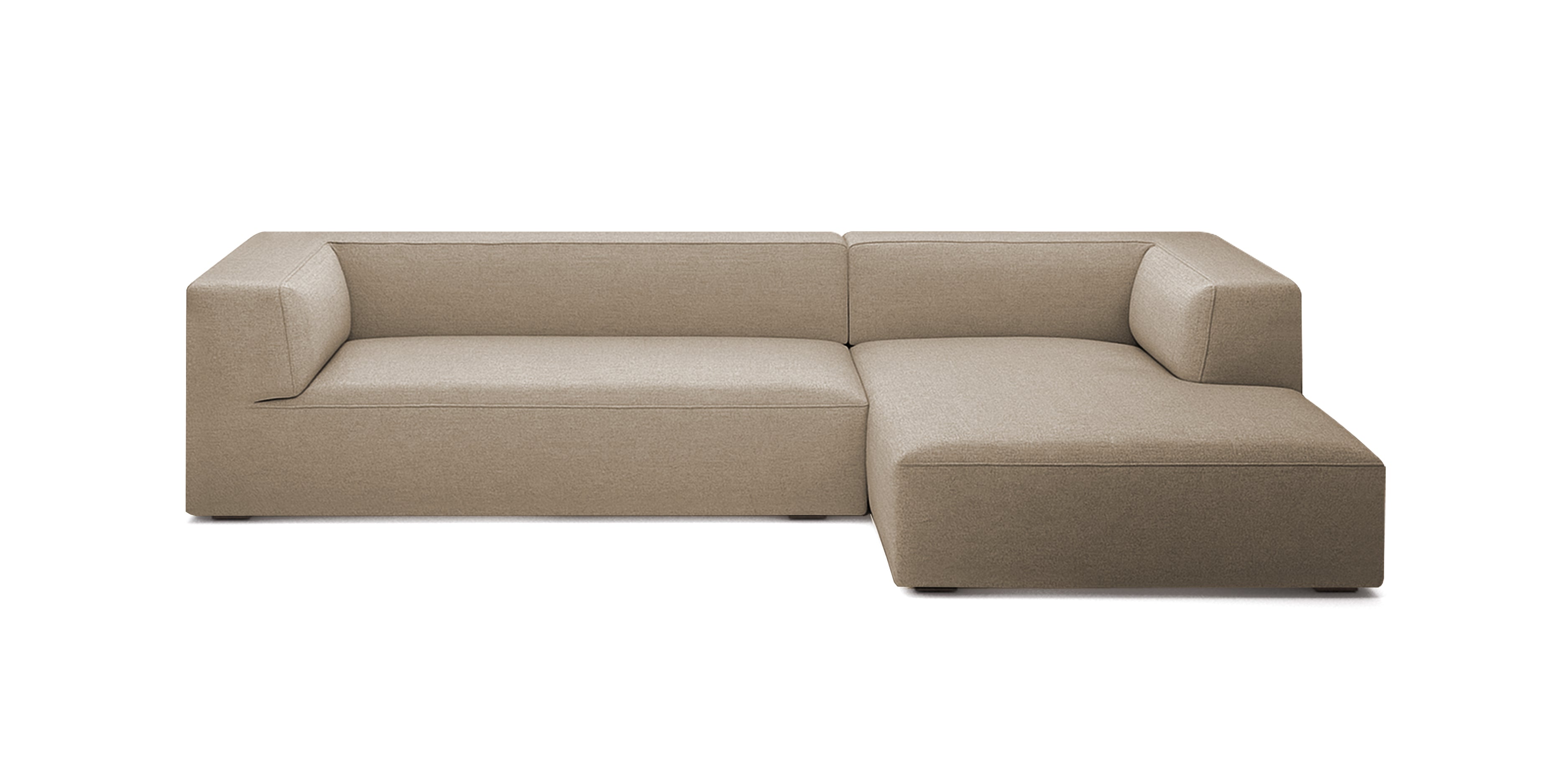 Dune 334 Linen L-Shape Sofa