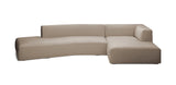 Dune 375 Linen Inclined L-Shape Sofa