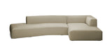 Dune 375 Linen Inclined L-Shape Sofa
