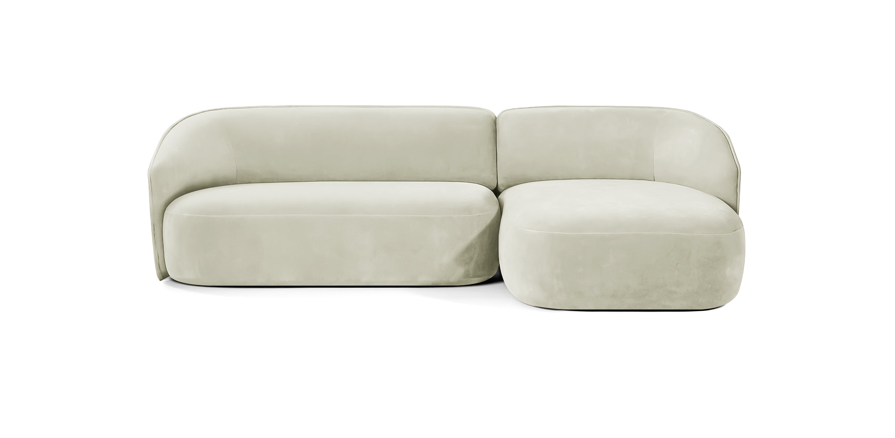 Juno 210 Velvet L-Shape Sofa