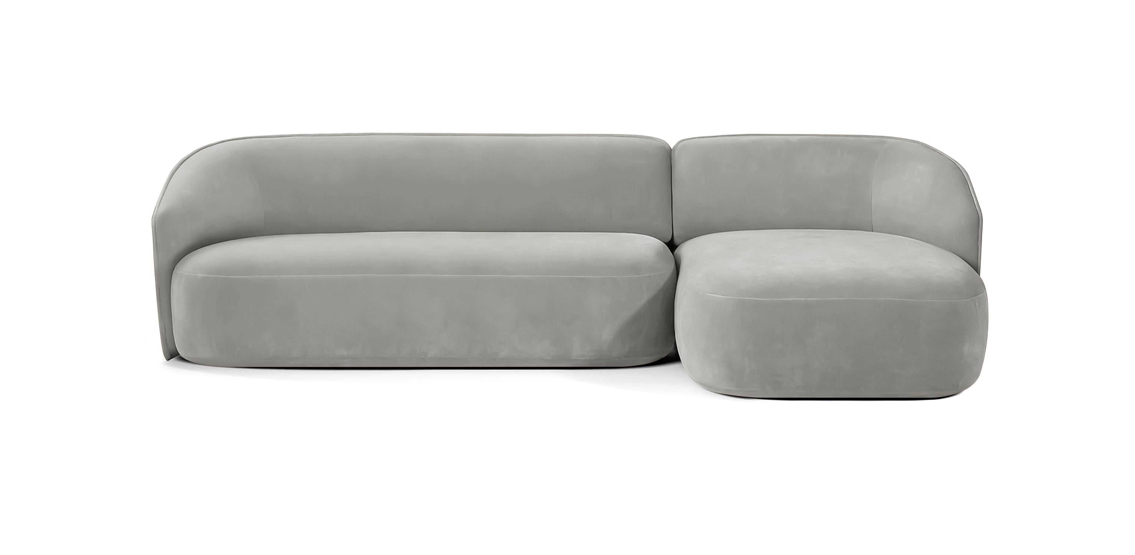 Juno 259 Velvet L-Shape Sofa