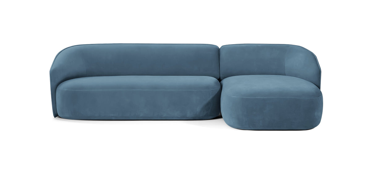 Juno 259 Velvet L-Shape Sofa
