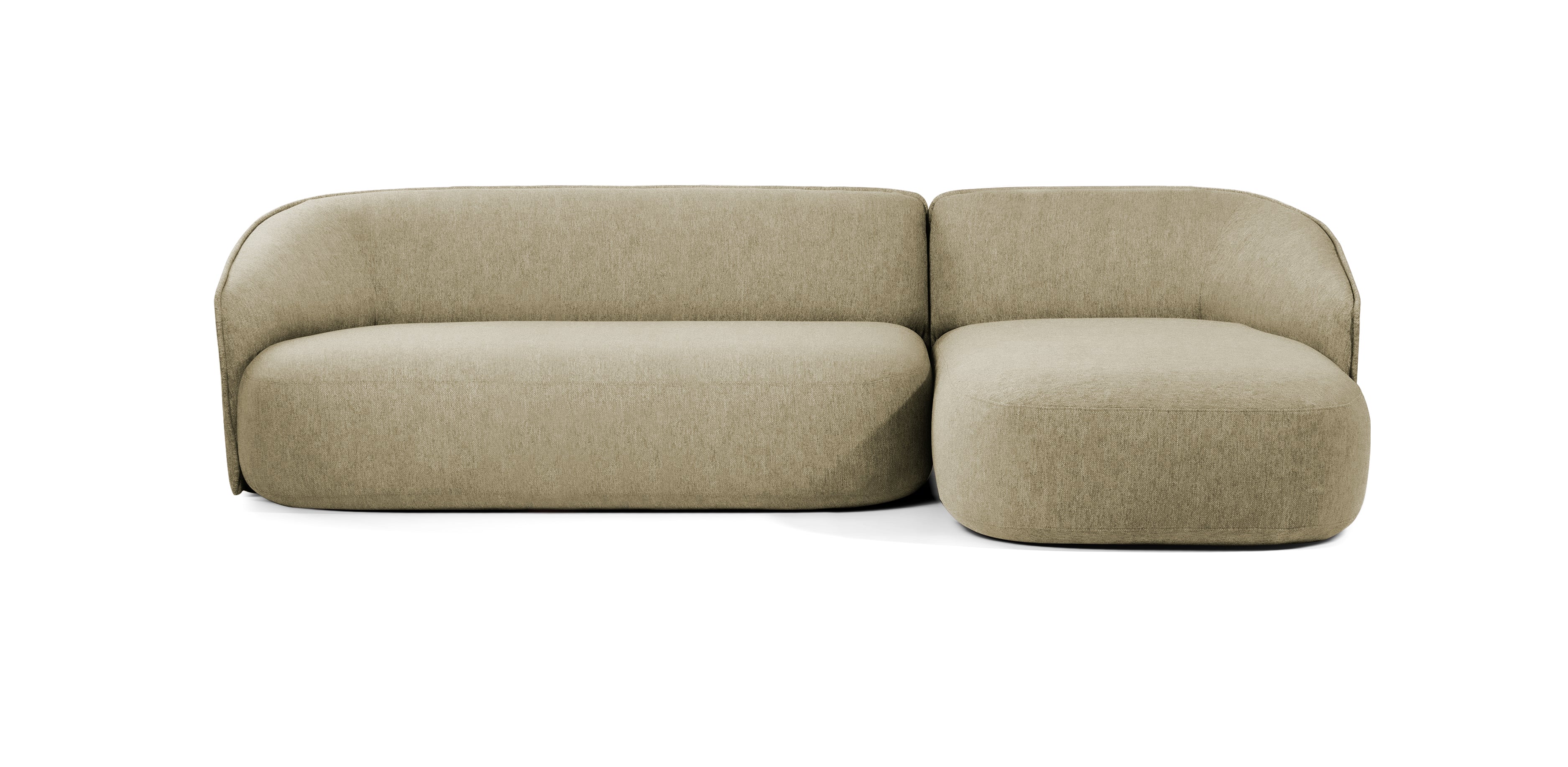 أريكة Juno 259 من الكتان على شكل حرف L