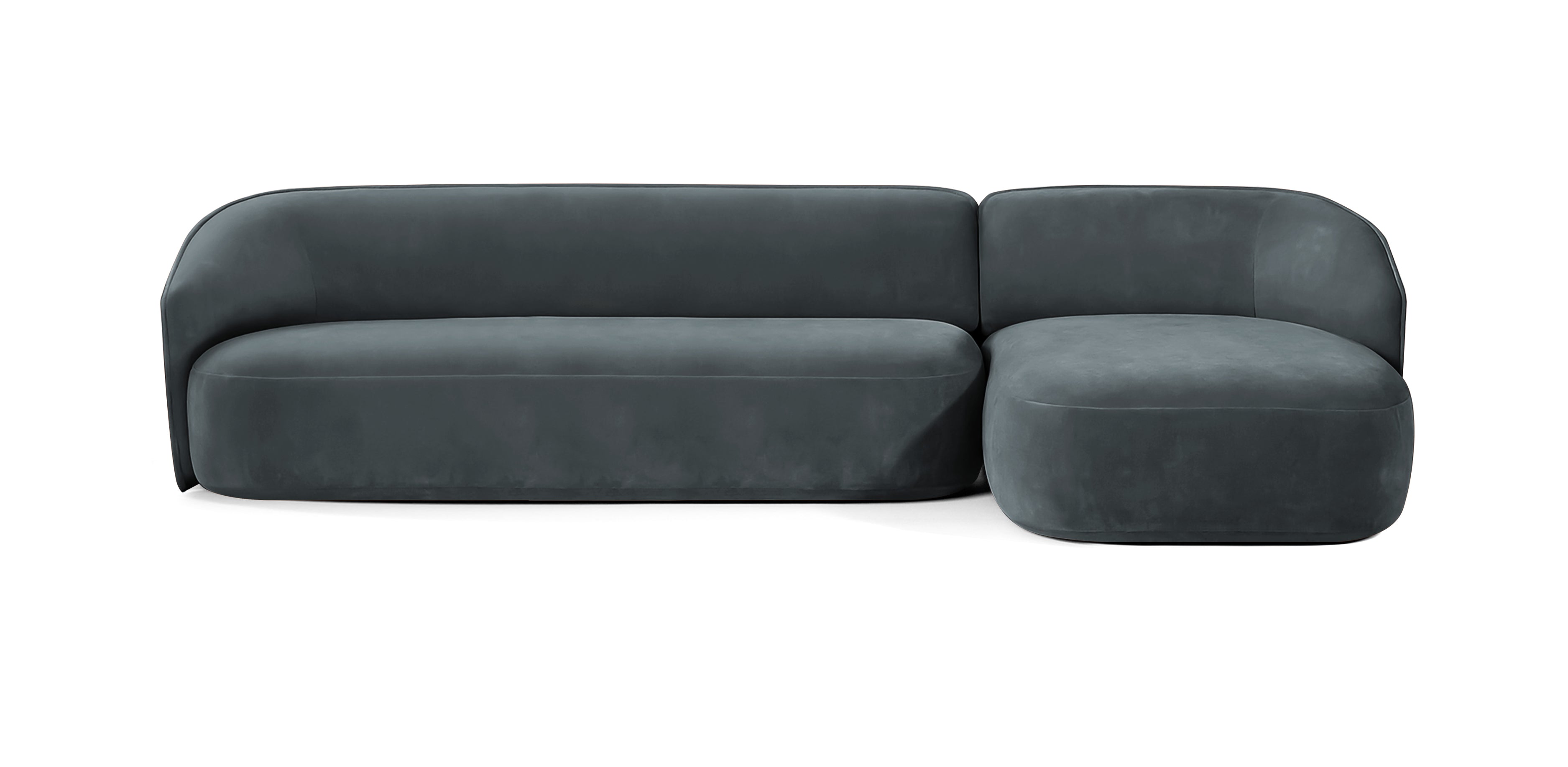 أريكة Juno 305 المخملية على شكل حرف L