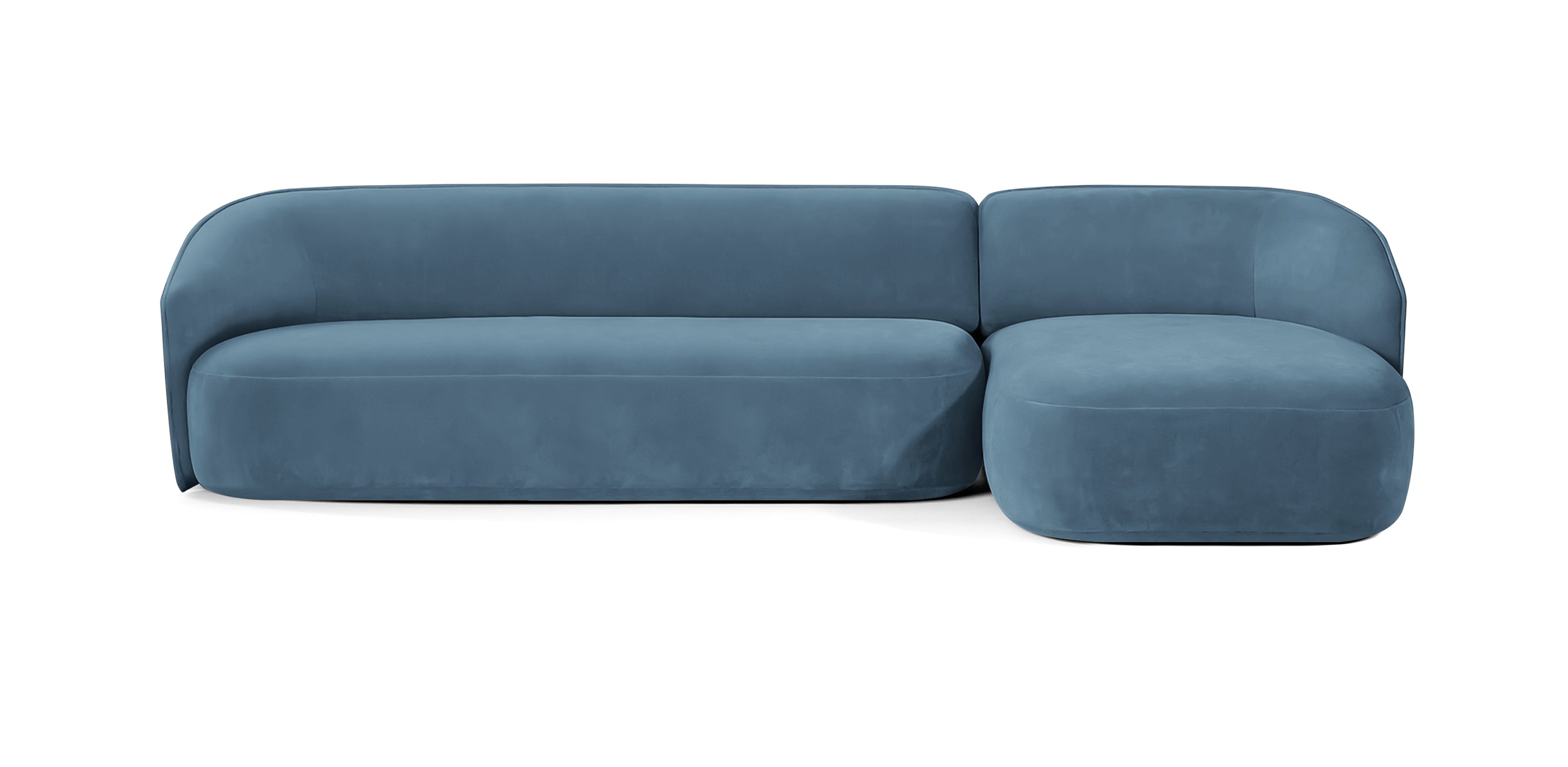 أريكة Juno 305 المخملية على شكل حرف L