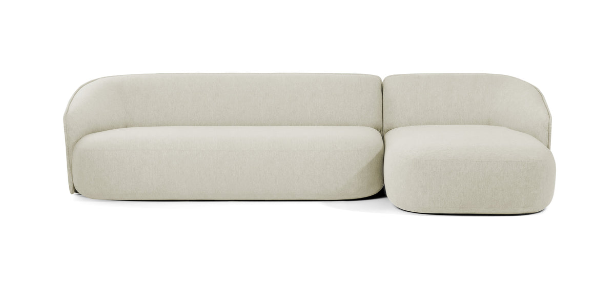 أريكة جونو 305 الكتانية على شكل حرف L