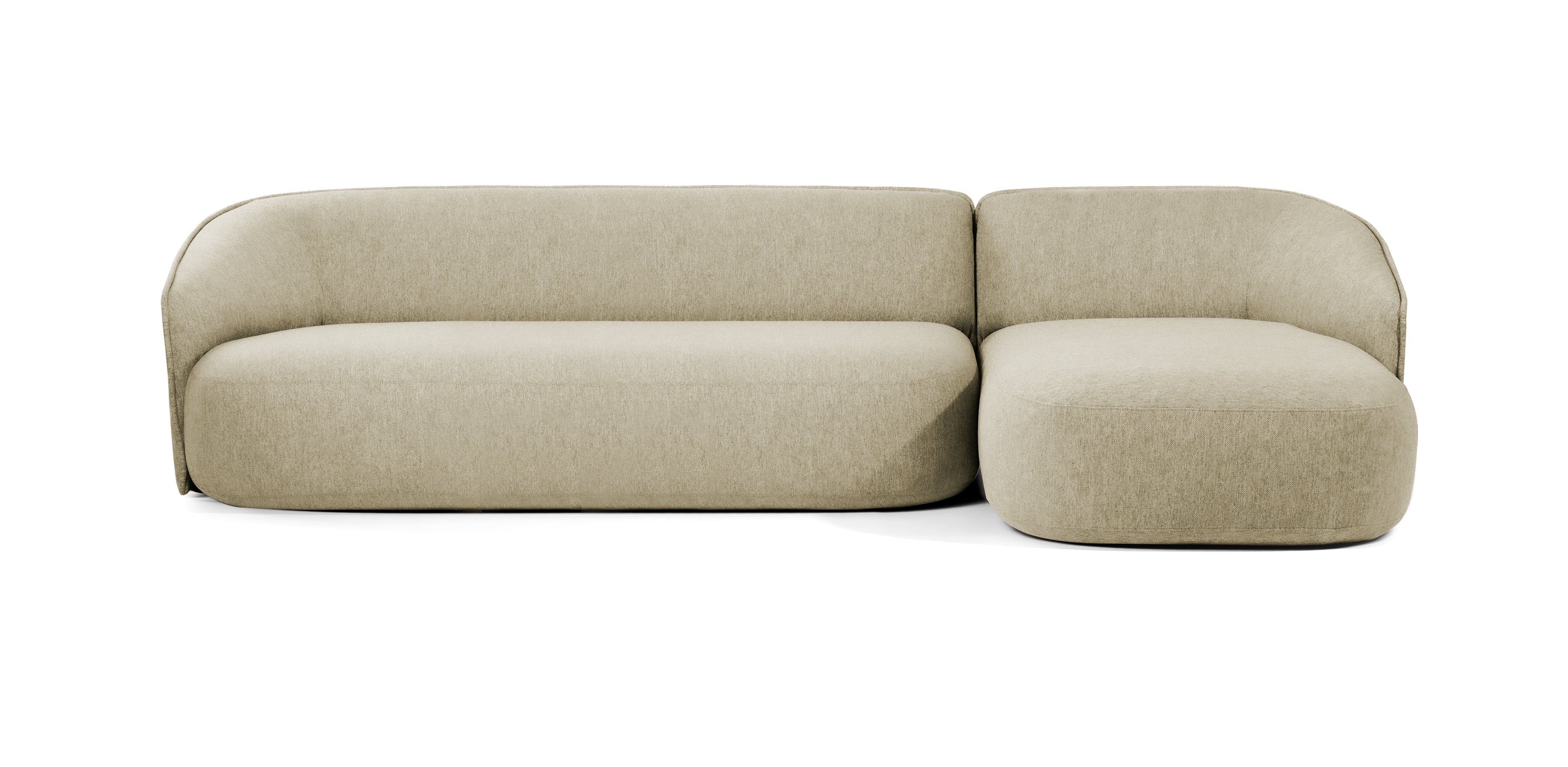 أريكة جونو 305 الكتانية على شكل حرف L