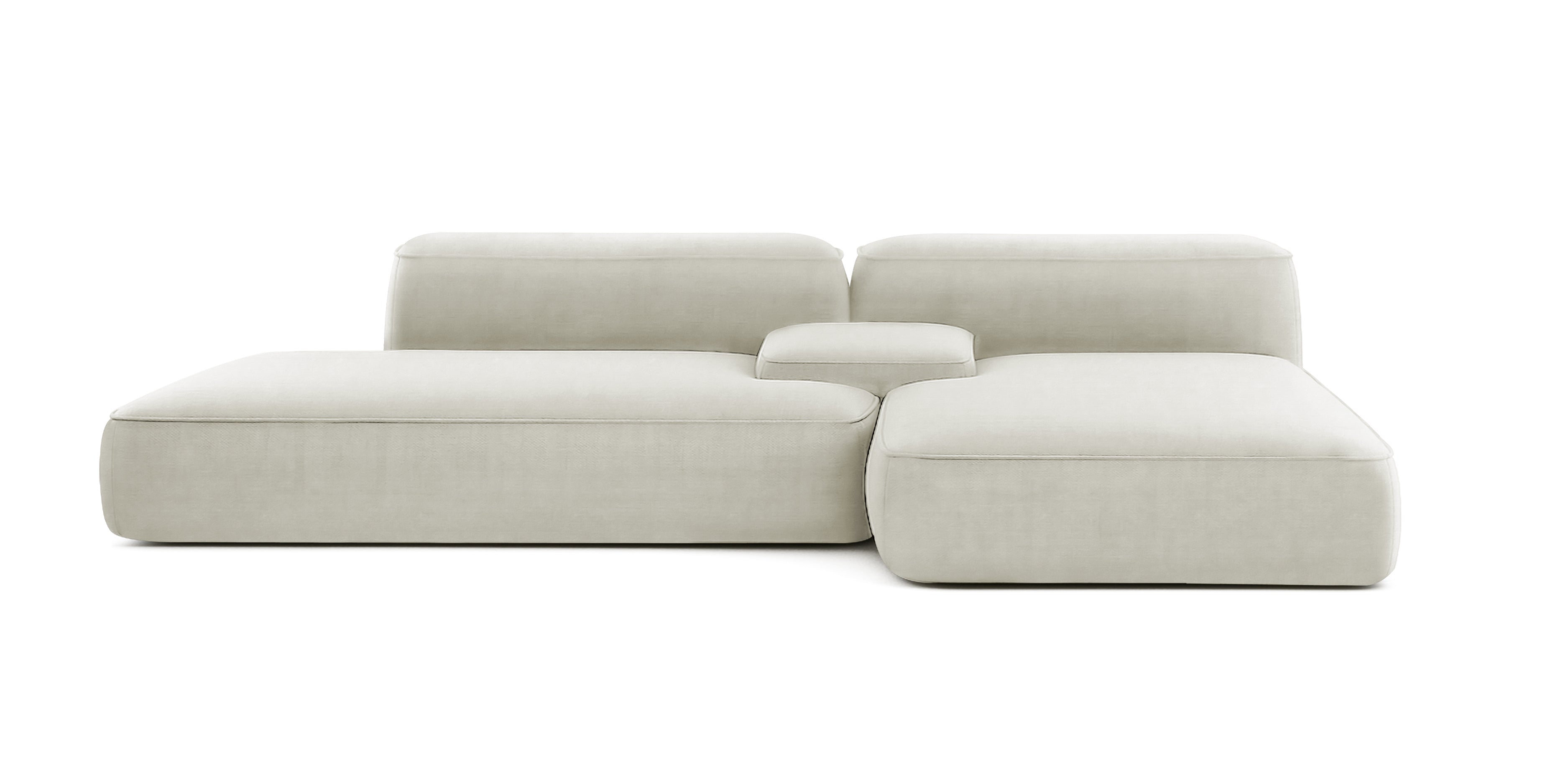 Loft Velvet L-shape Sofa
