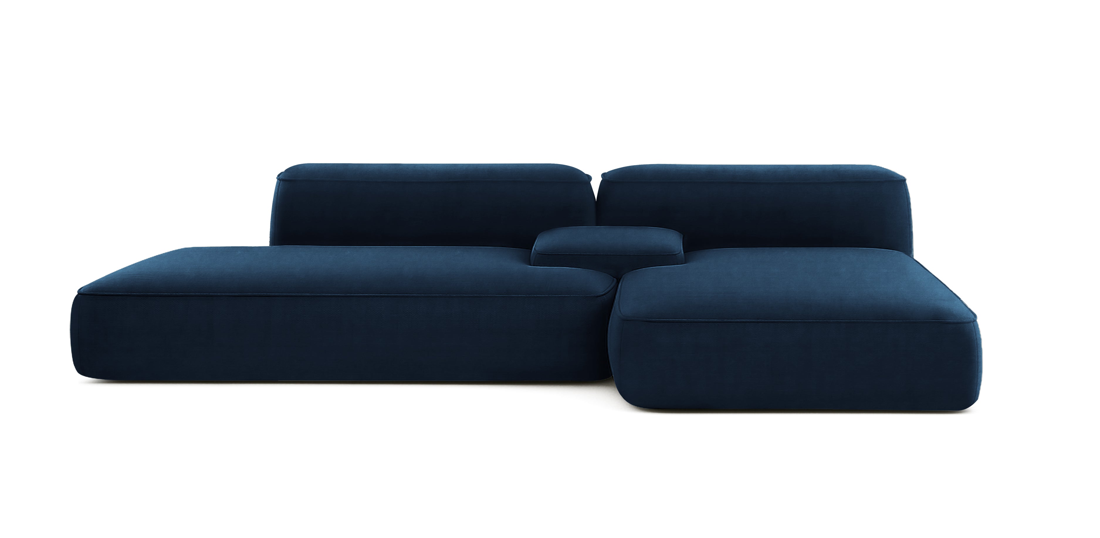 Loft Velvet L-shape Sofa