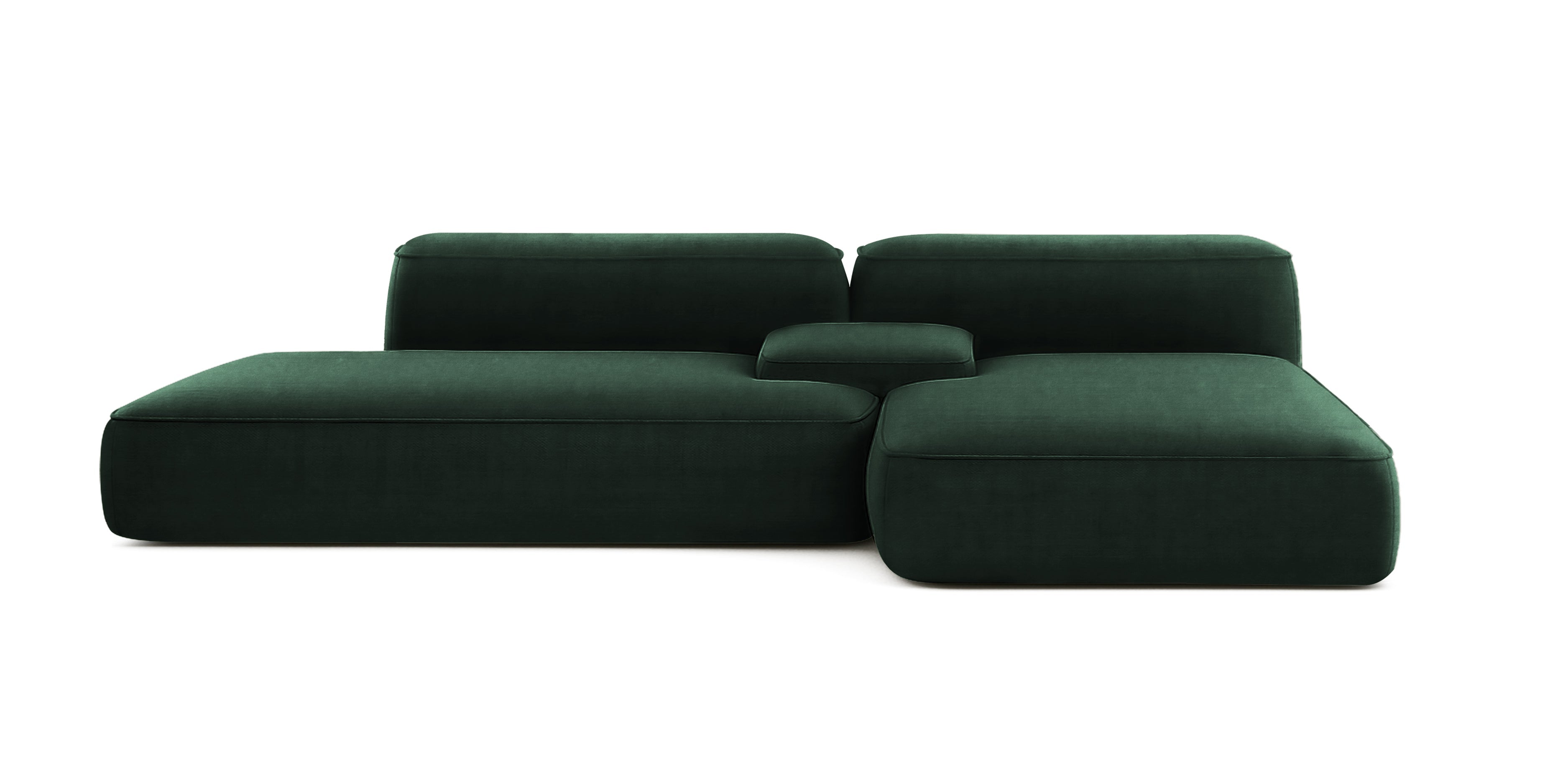 Loft Velvet L-shape Sofa