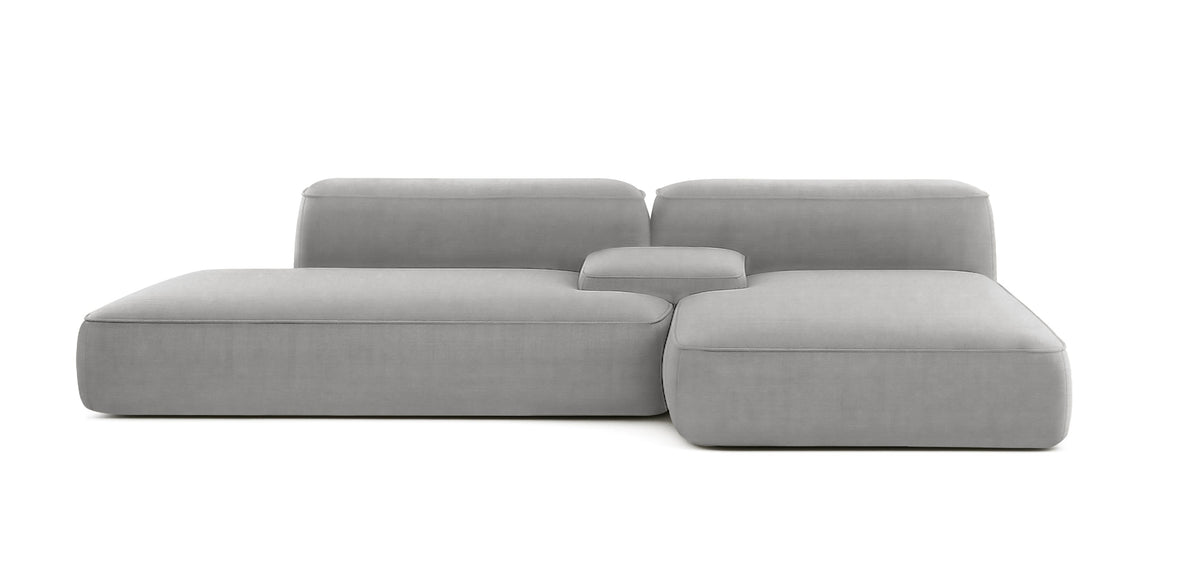 Loft Velvet L-shape Sofa