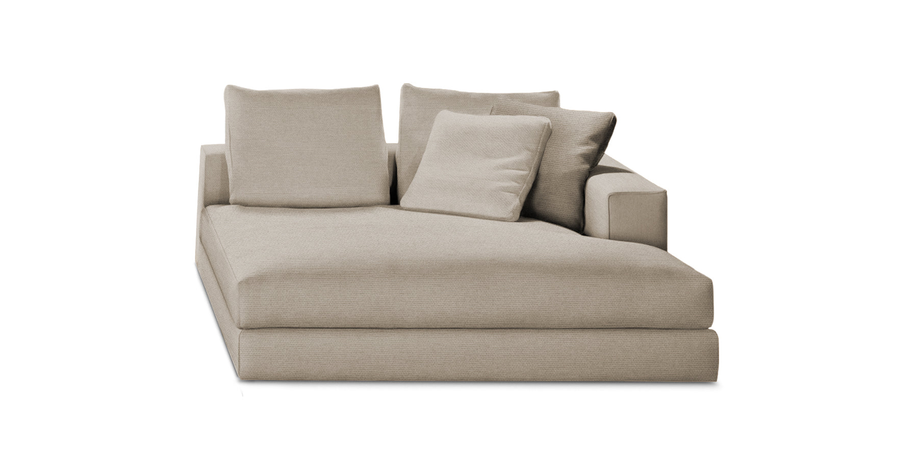 كرسي مانهاتن شيز لاونج من الكتان 160