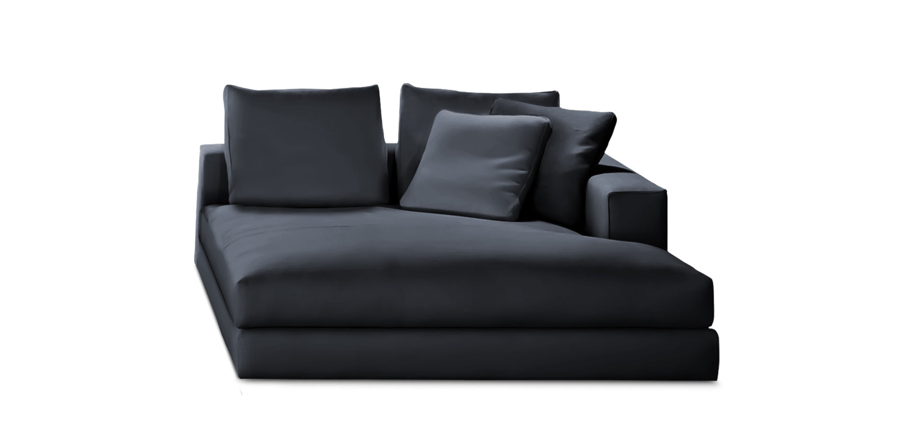 كرسي مانهاتن تشيز لونج مخملي 160