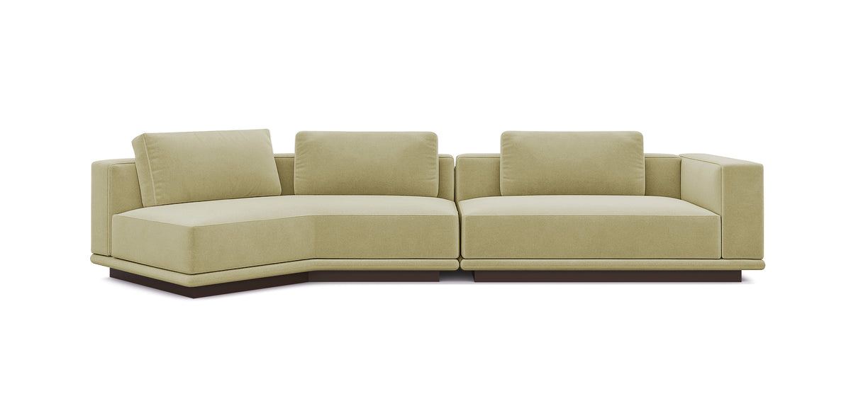 أريكة نوبو 359 المخملية المائلة