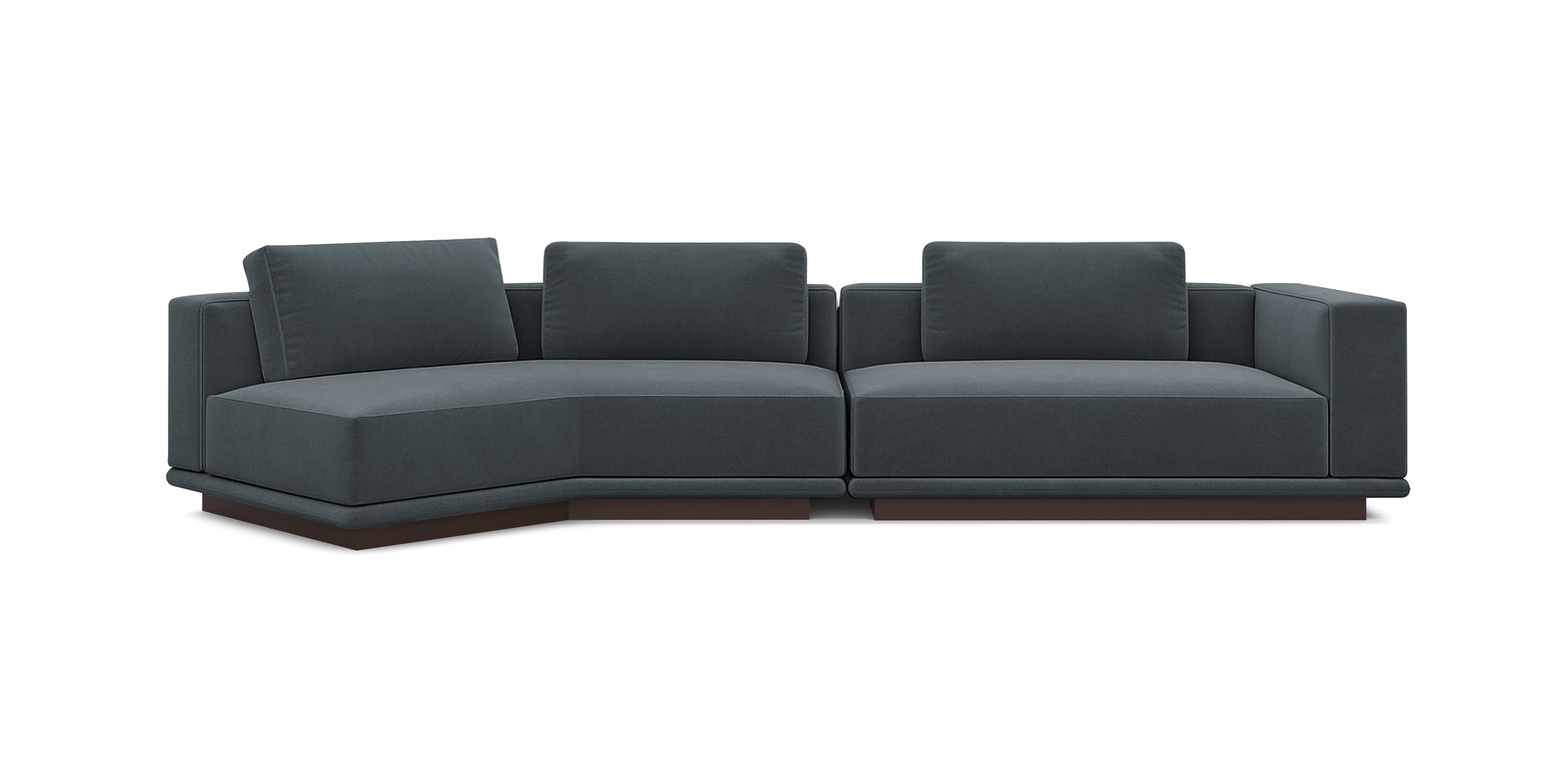 أريكة نوبو 359 المخملية المائلة