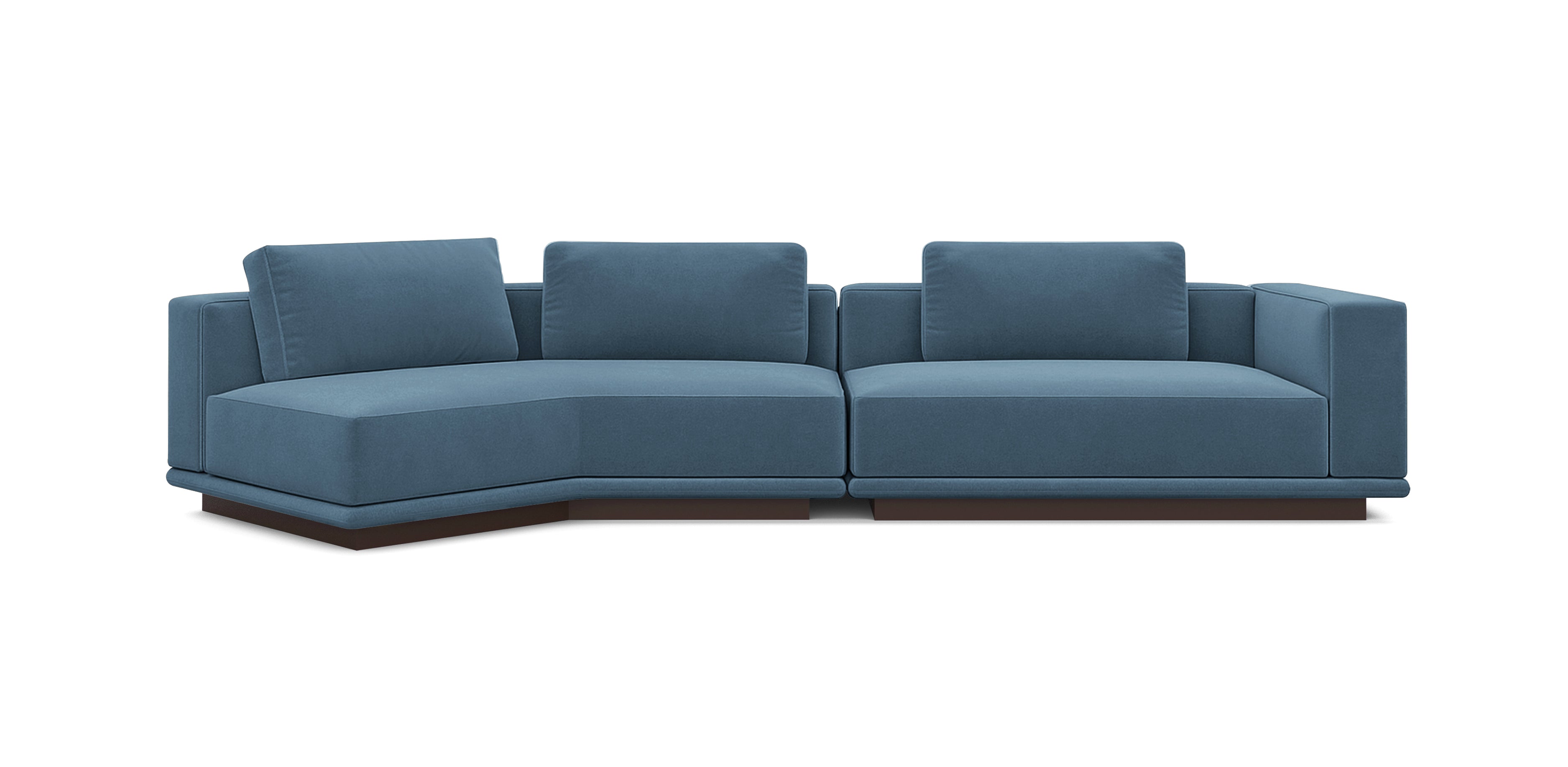 أريكة نوبو 359 المخملية المائلة