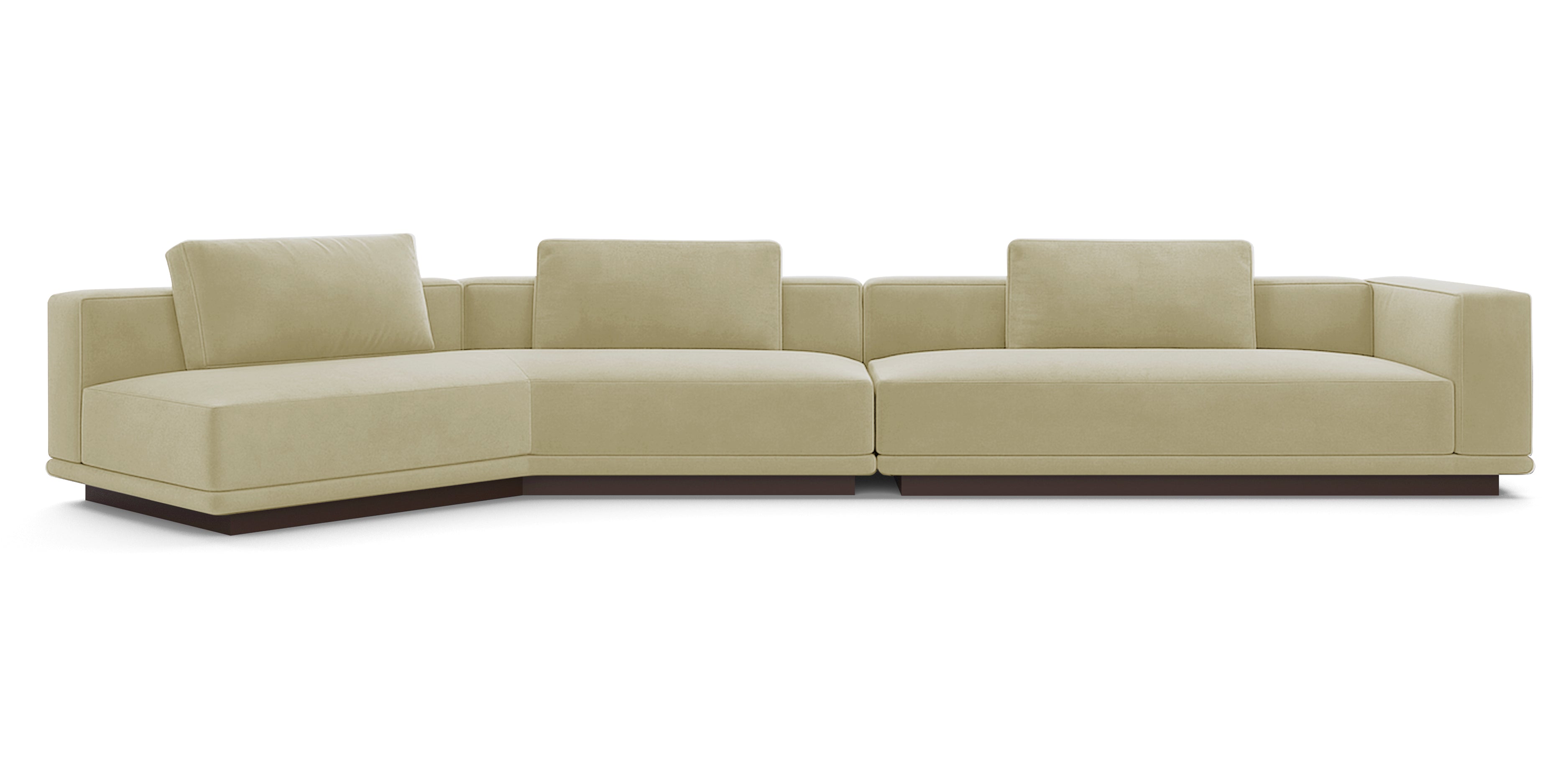 أريكة نوبو 450 المخملية المائلة