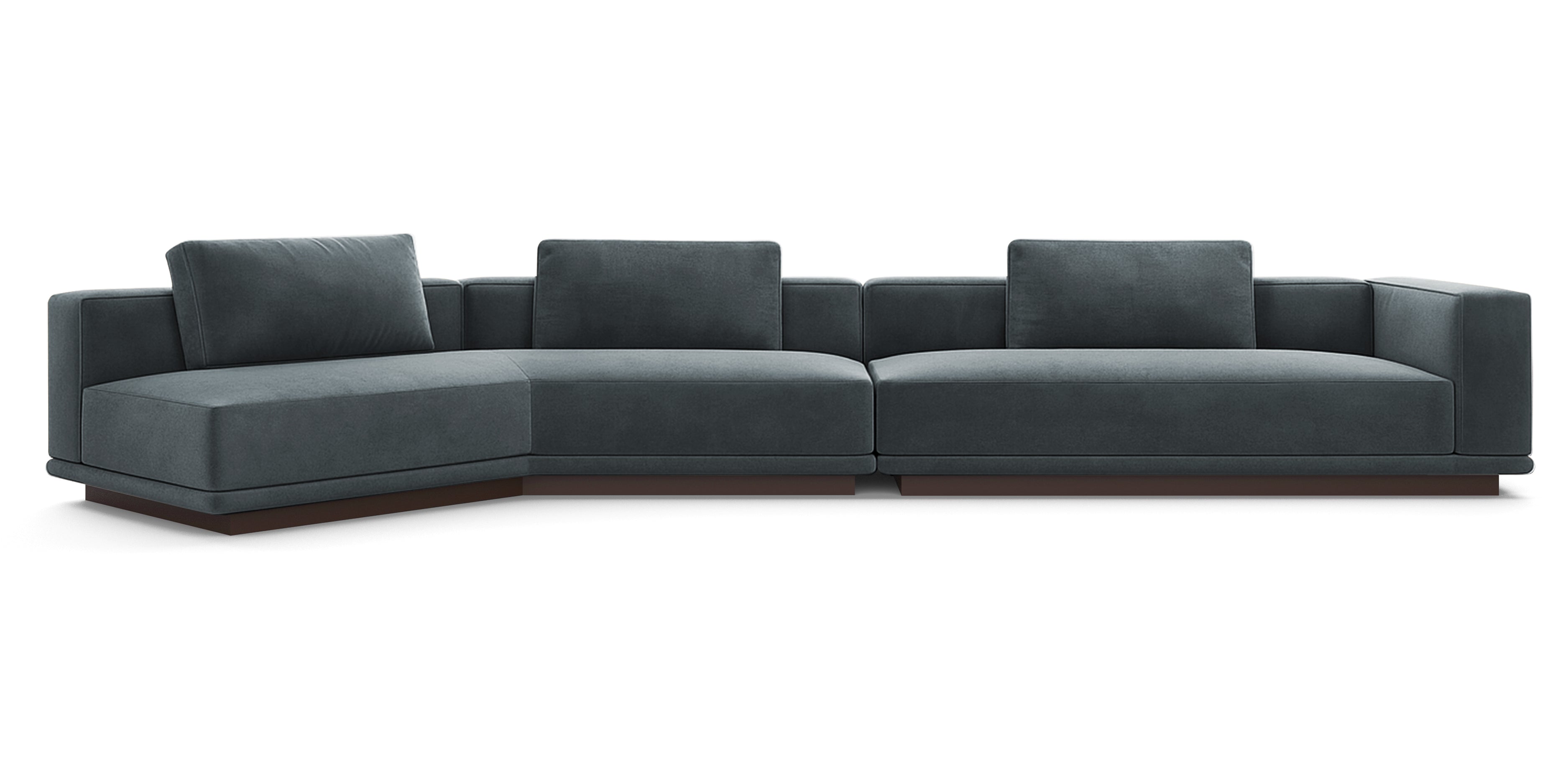 أريكة نوبو 450 المخملية المائلة