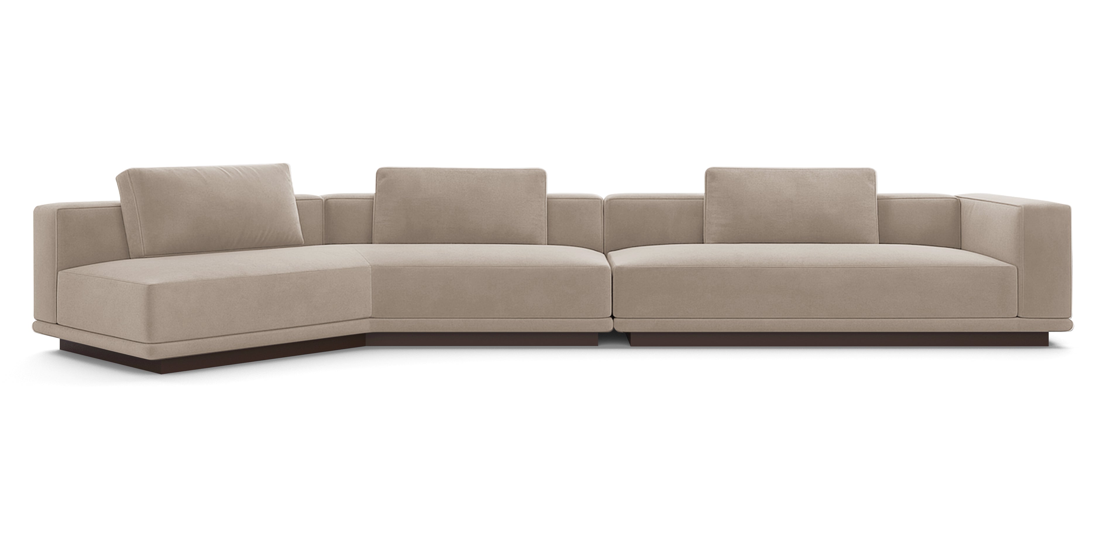 أريكة نوبو 450 المخملية المائلة