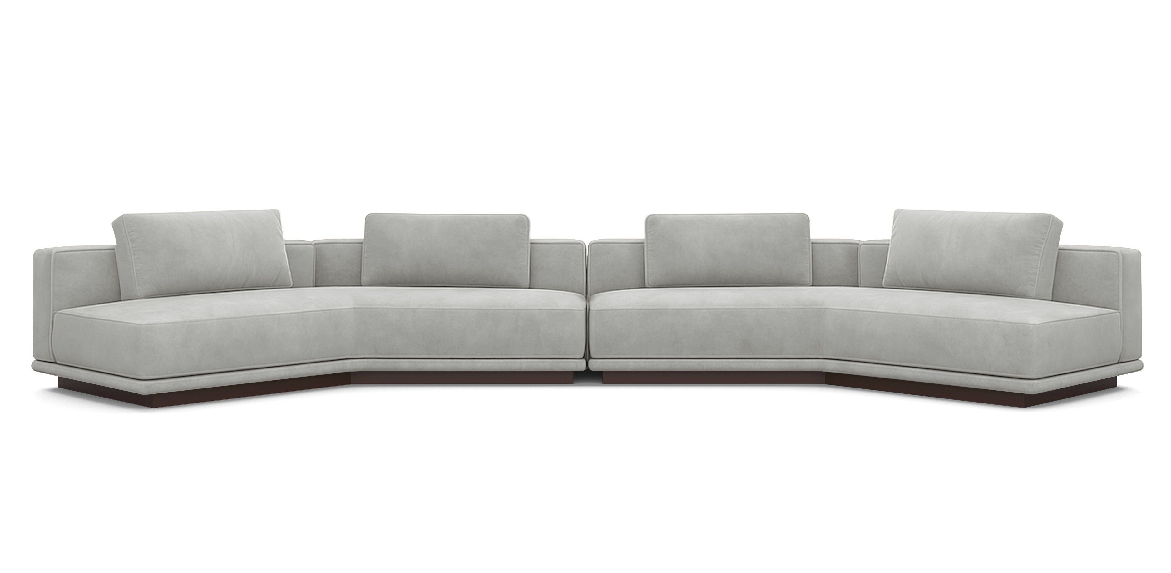 أريكة نوبو 500 المخملية المائلة