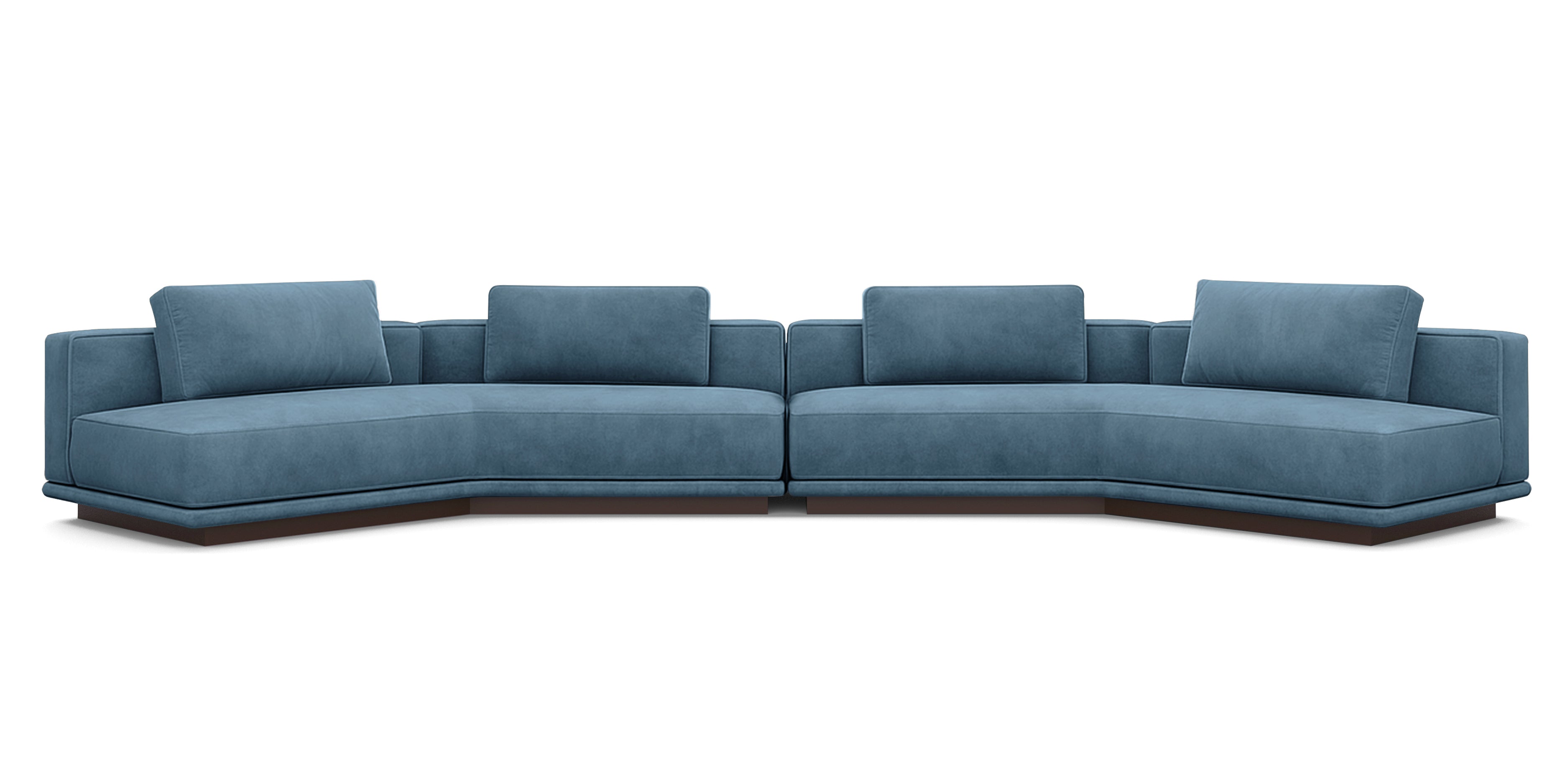 أريكة نوبو 500 المخملية المائلة