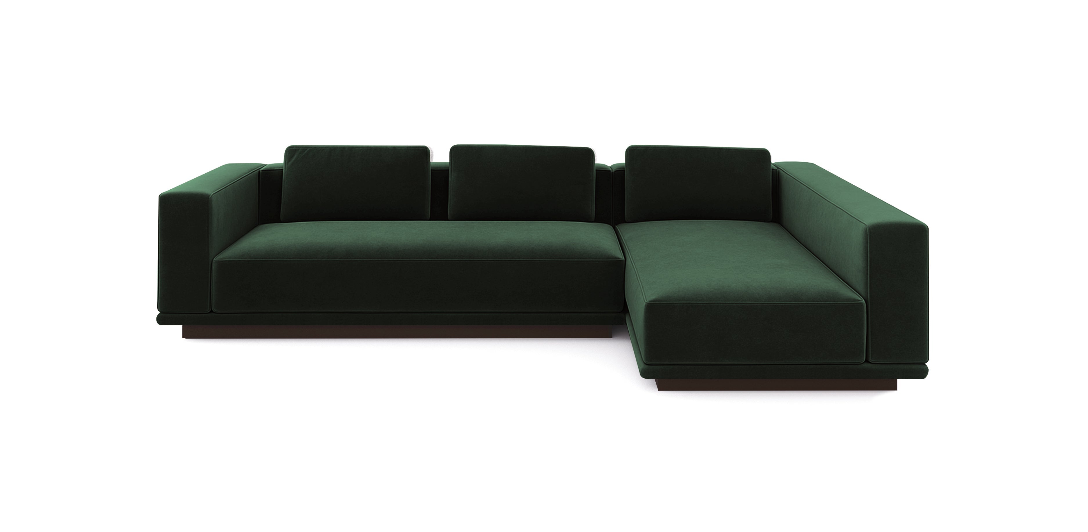 أريكة نوبو 306 المخملية على شكل حرف L