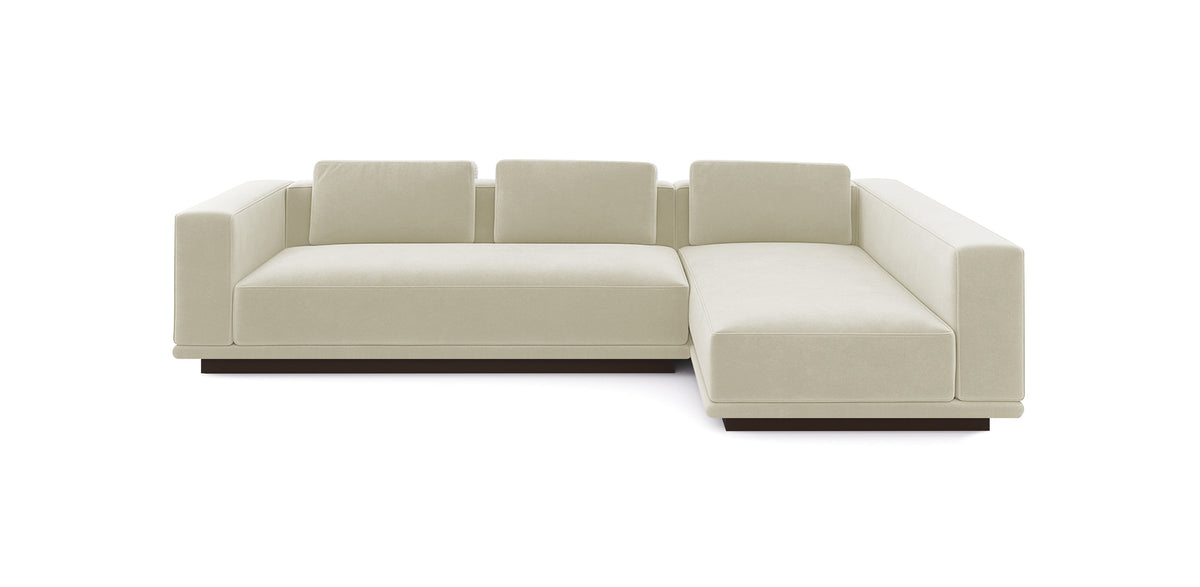 أريكة نوبو 306 المخملية على شكل حرف L