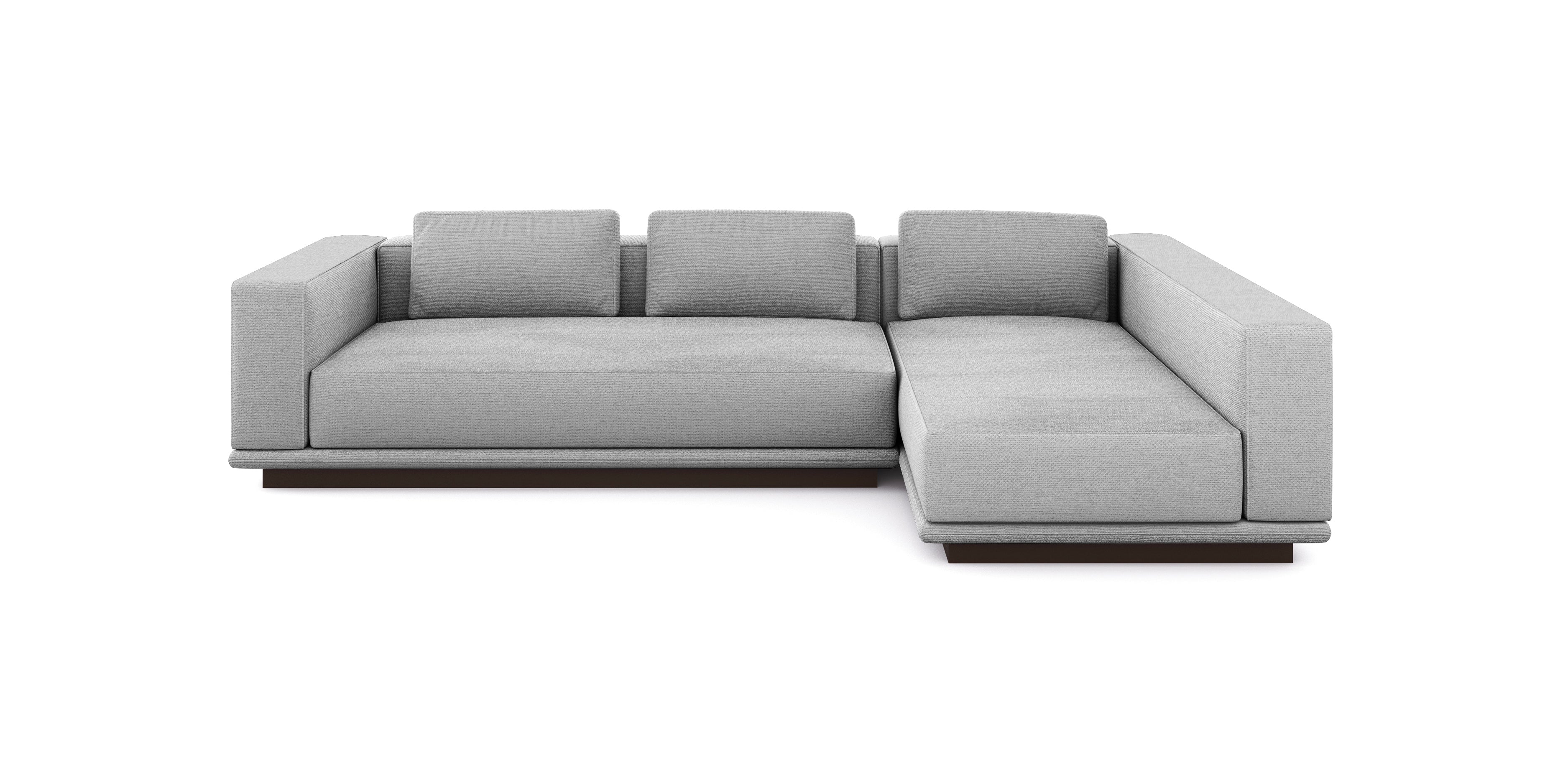 أريكة نوبو 306 من الكتان على شكل حرف L