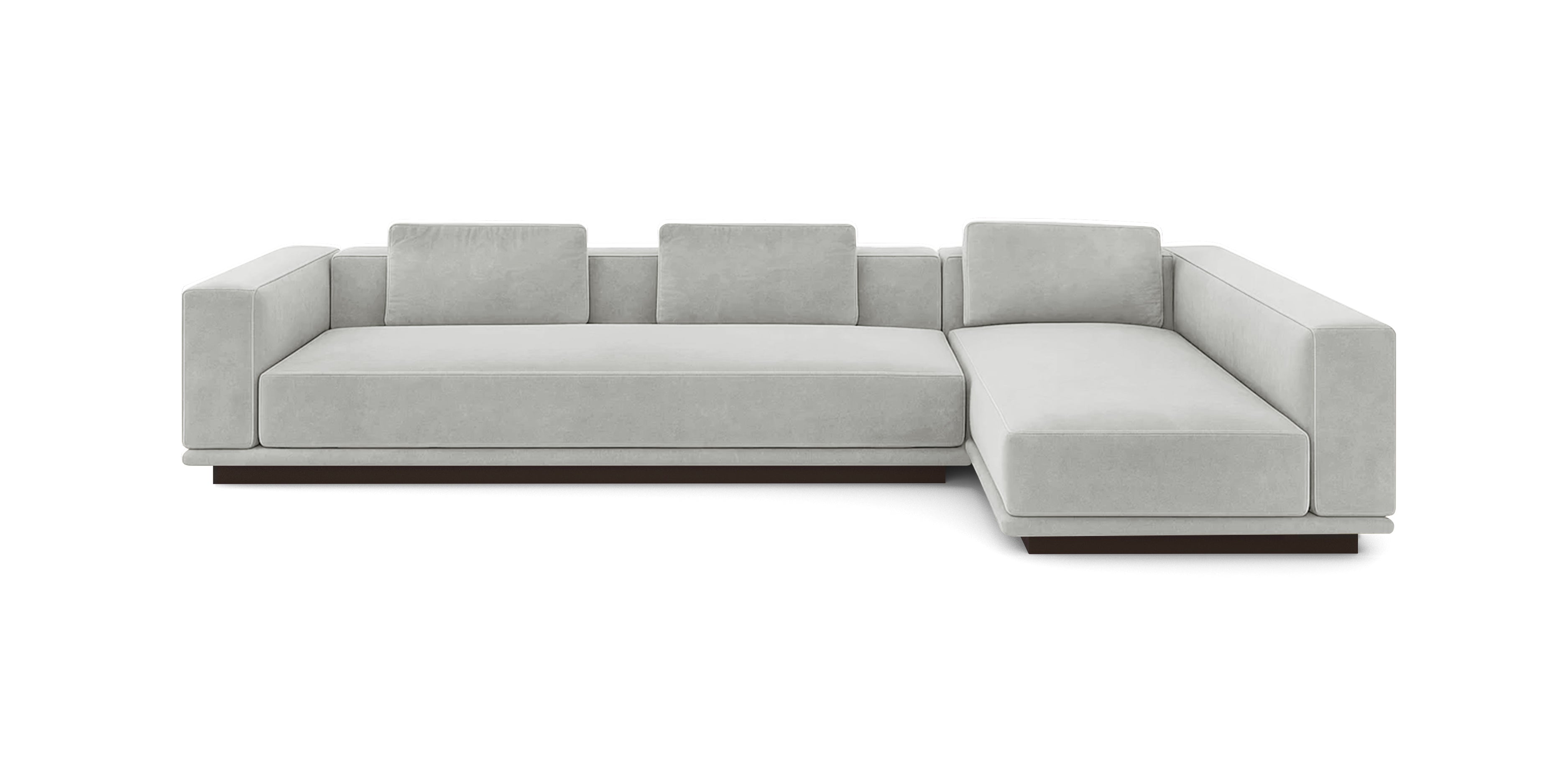 أريكة نوبو 352 المخملية على شكل حرف L