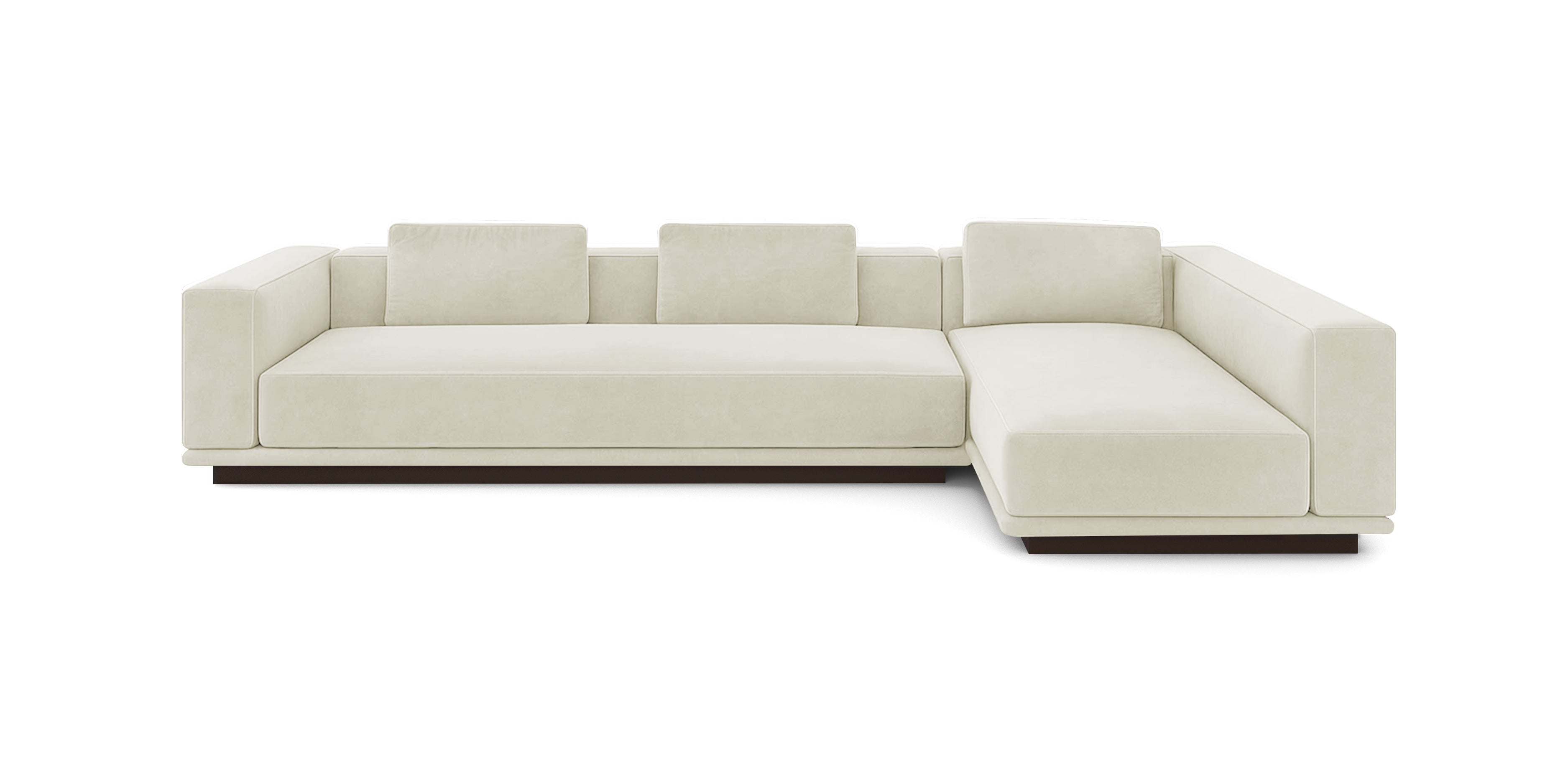 أريكة نوبو 352 المخملية على شكل حرف L