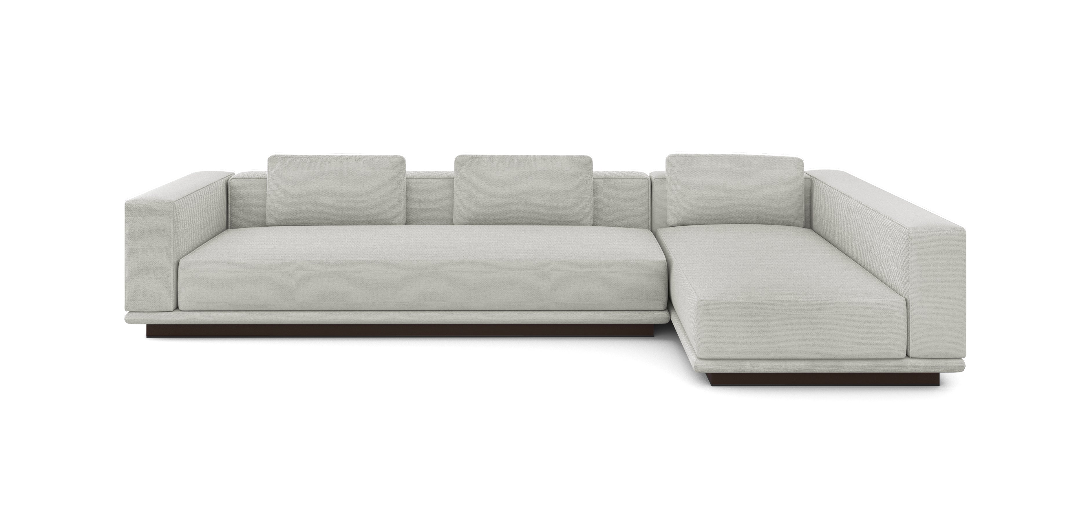 أريكة نوبو 352 الكتانية على شكل حرف L