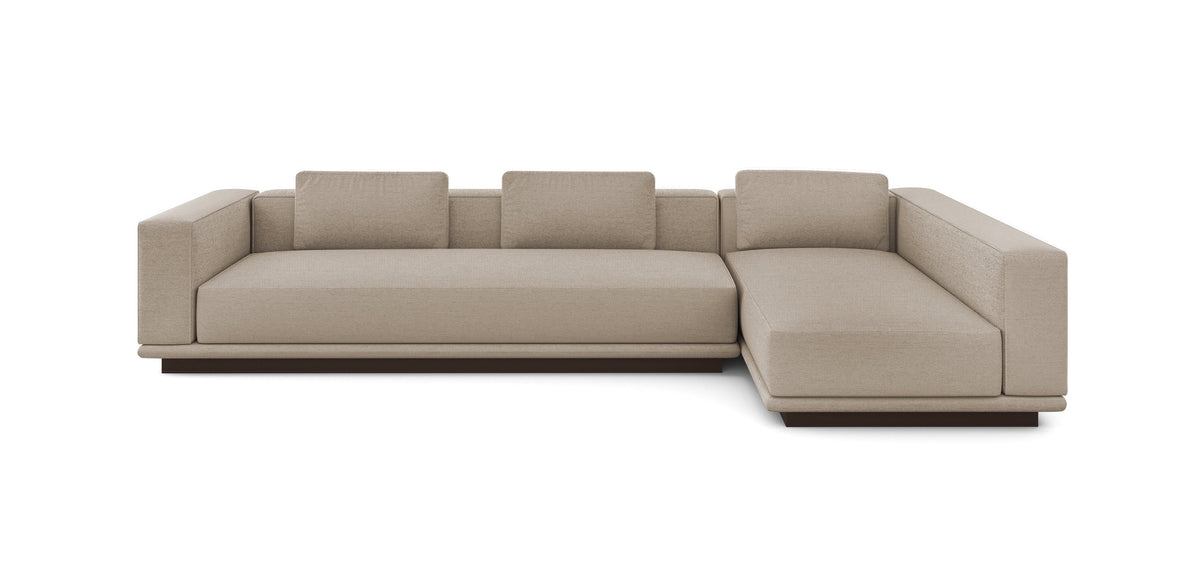 أريكة نوبو 352 الكتانية على شكل حرف L