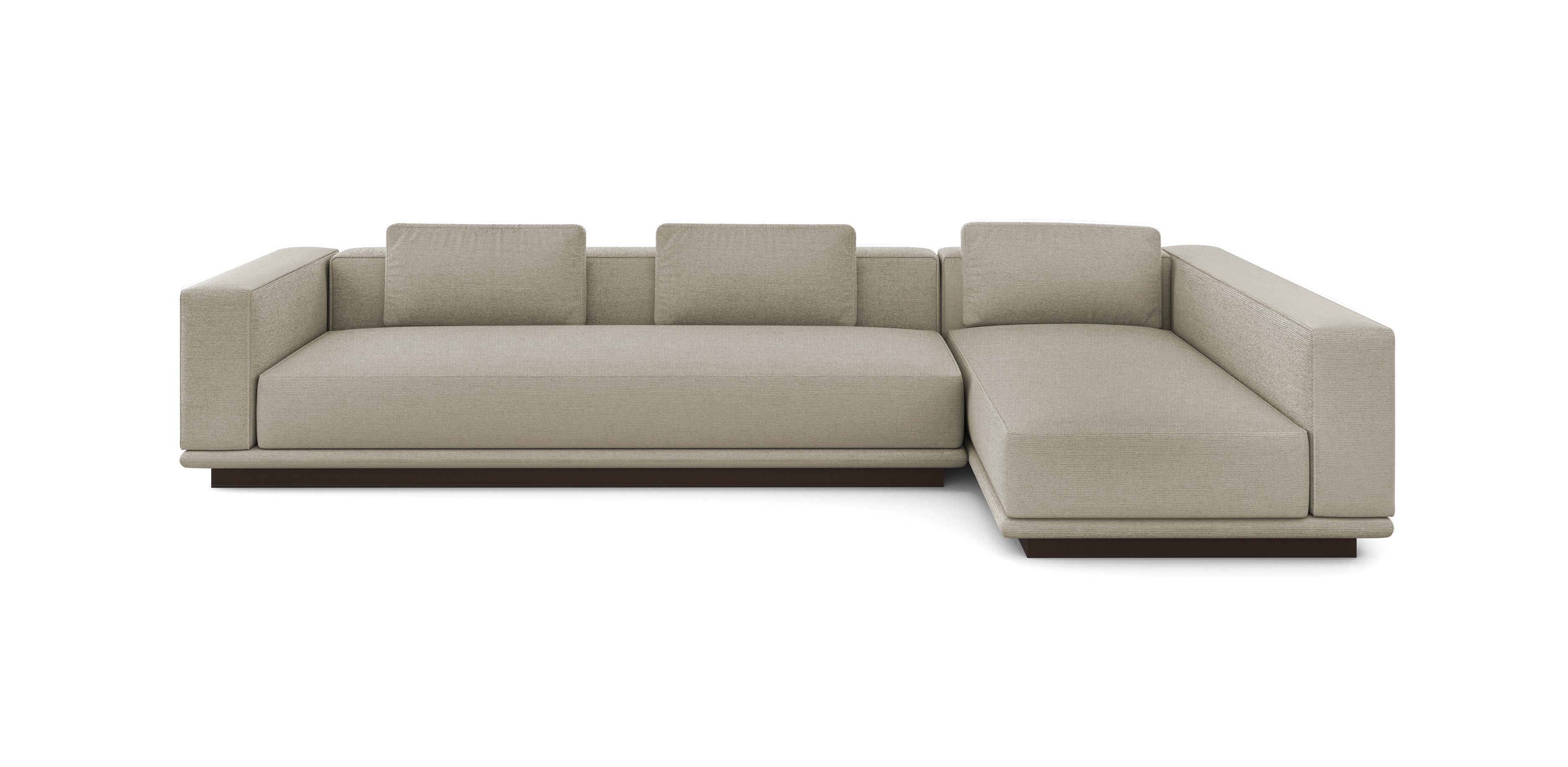 أريكة نوبو 352 الكتانية على شكل حرف L