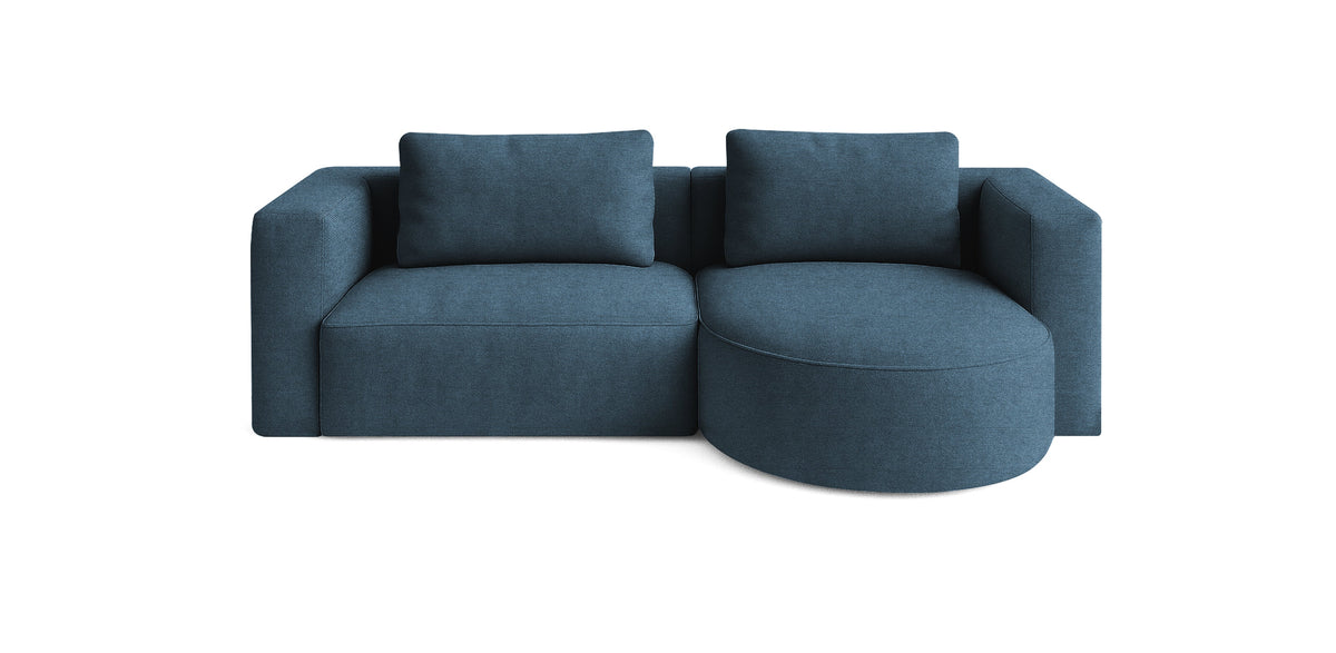 أريكة روند 230 الكتانية على شكل حرف L