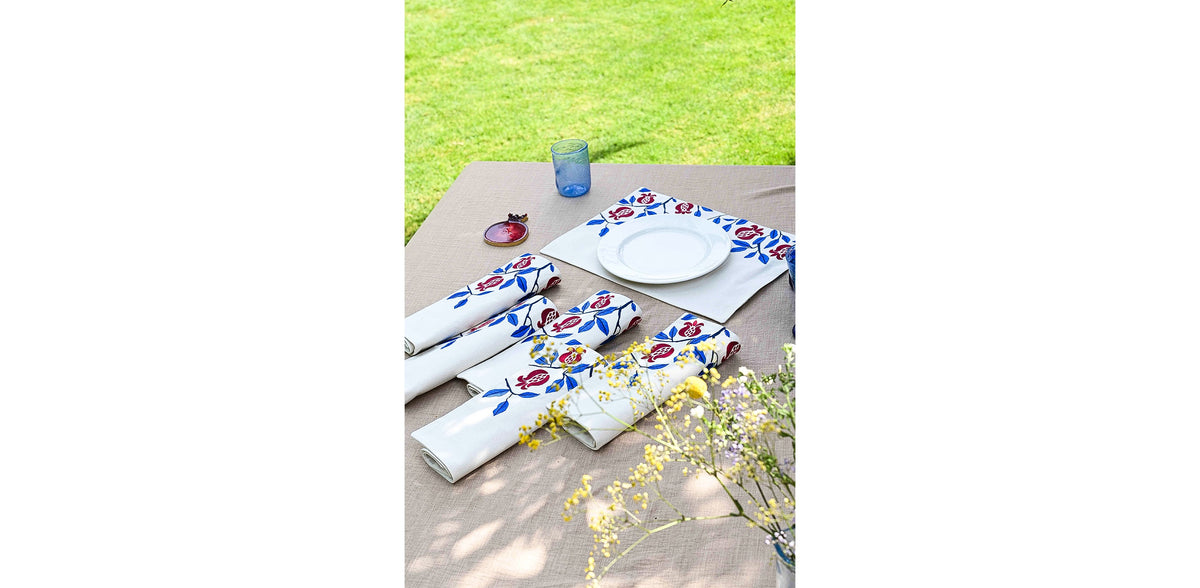 Pomegranate Field Placemat Set