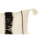 Black & white Fringes Cushion